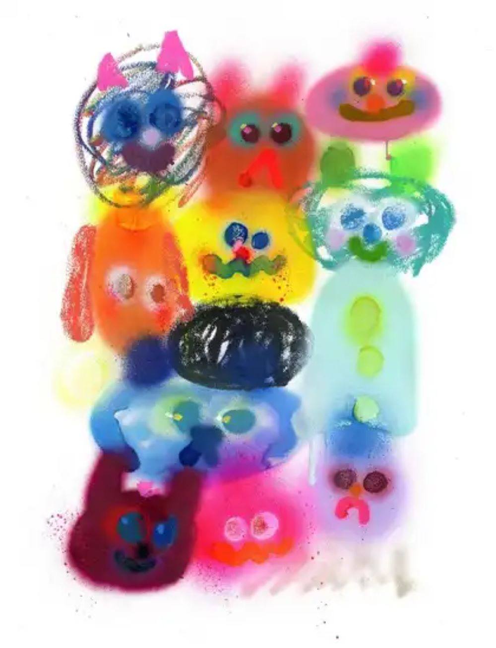 Earthlings by Jon Burgerman