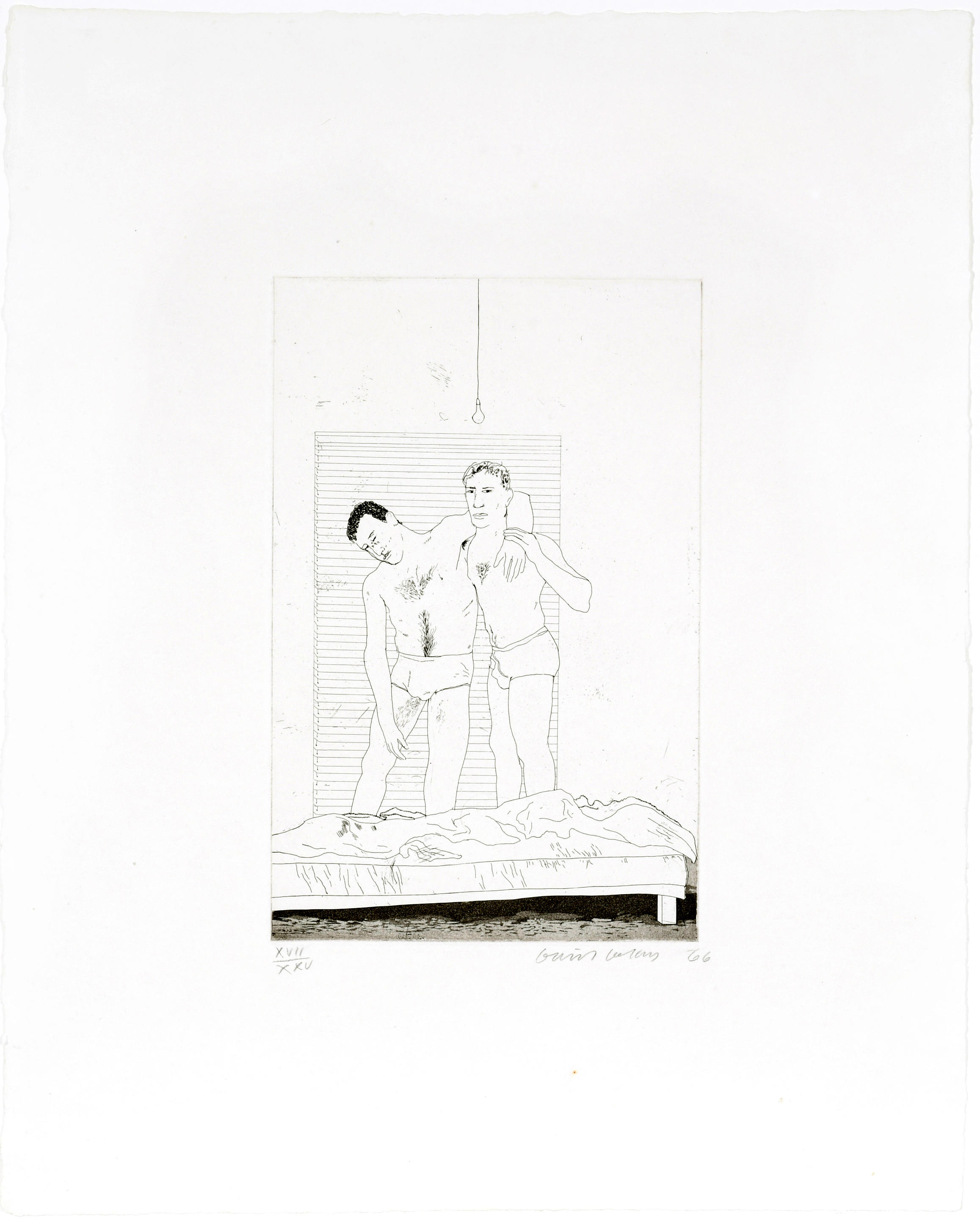 One night by David Hockney