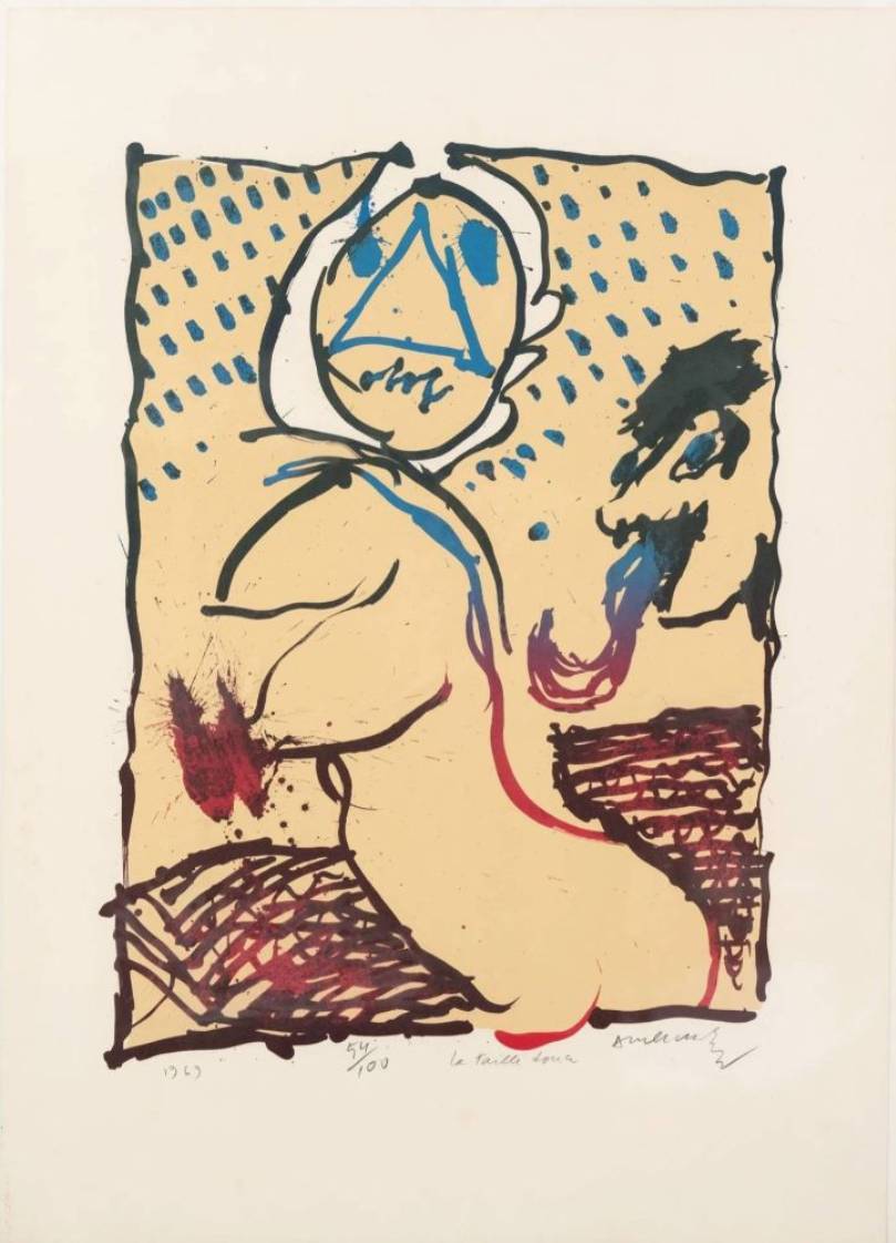 La taille douce by Pierre Alechinsky