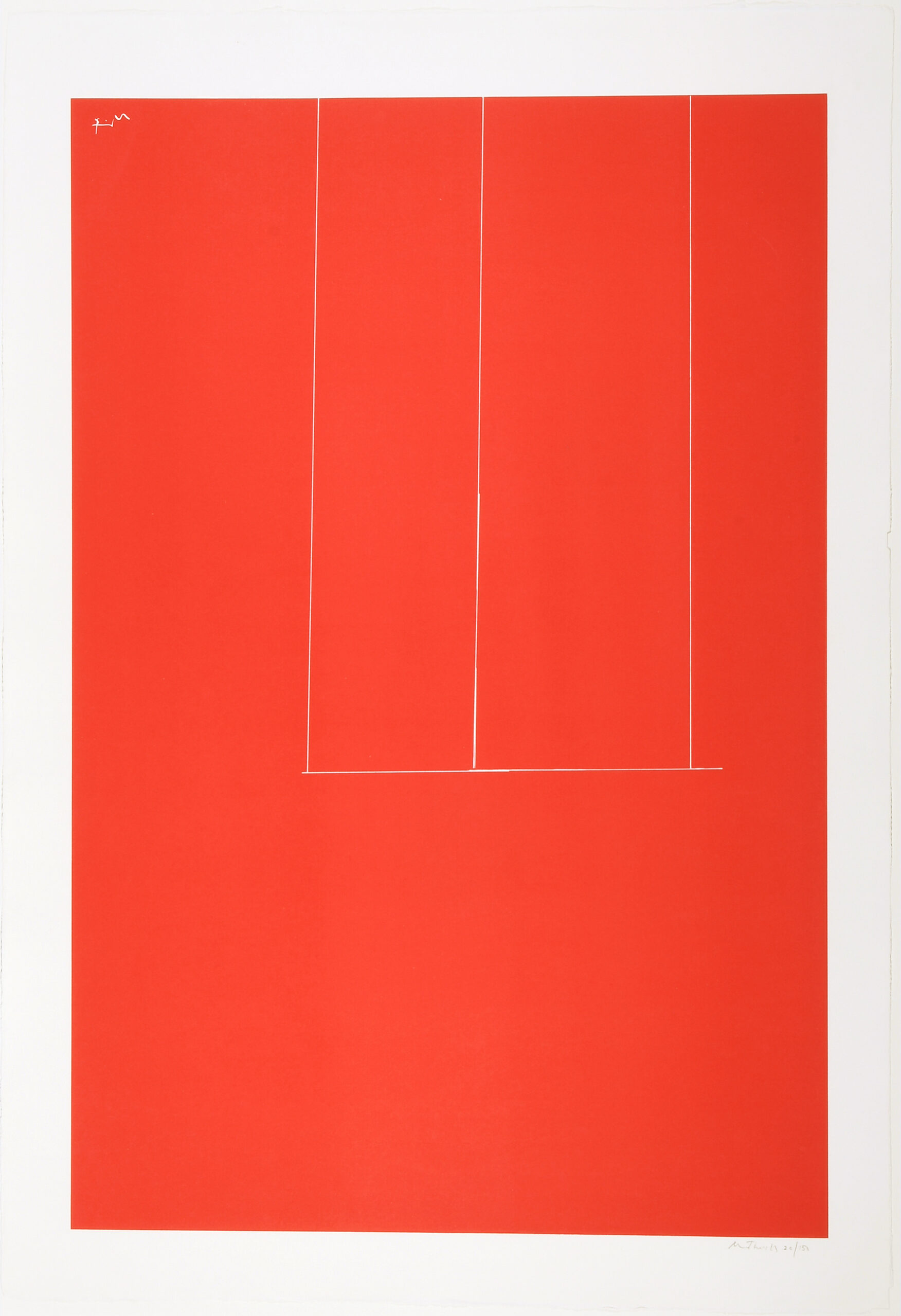 Untitled (Red) by Robert Motherwell