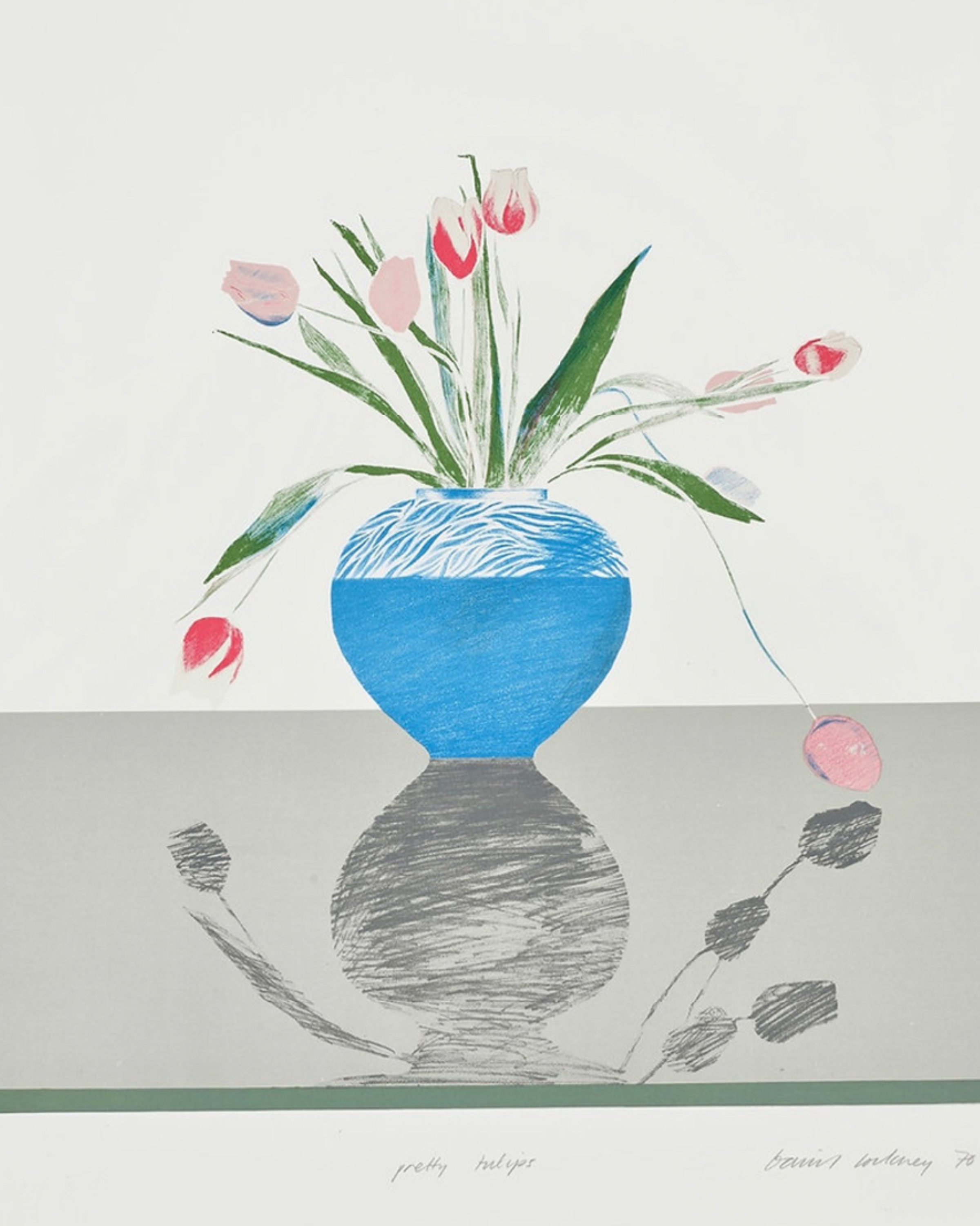Pretty Tulips by David Hockney