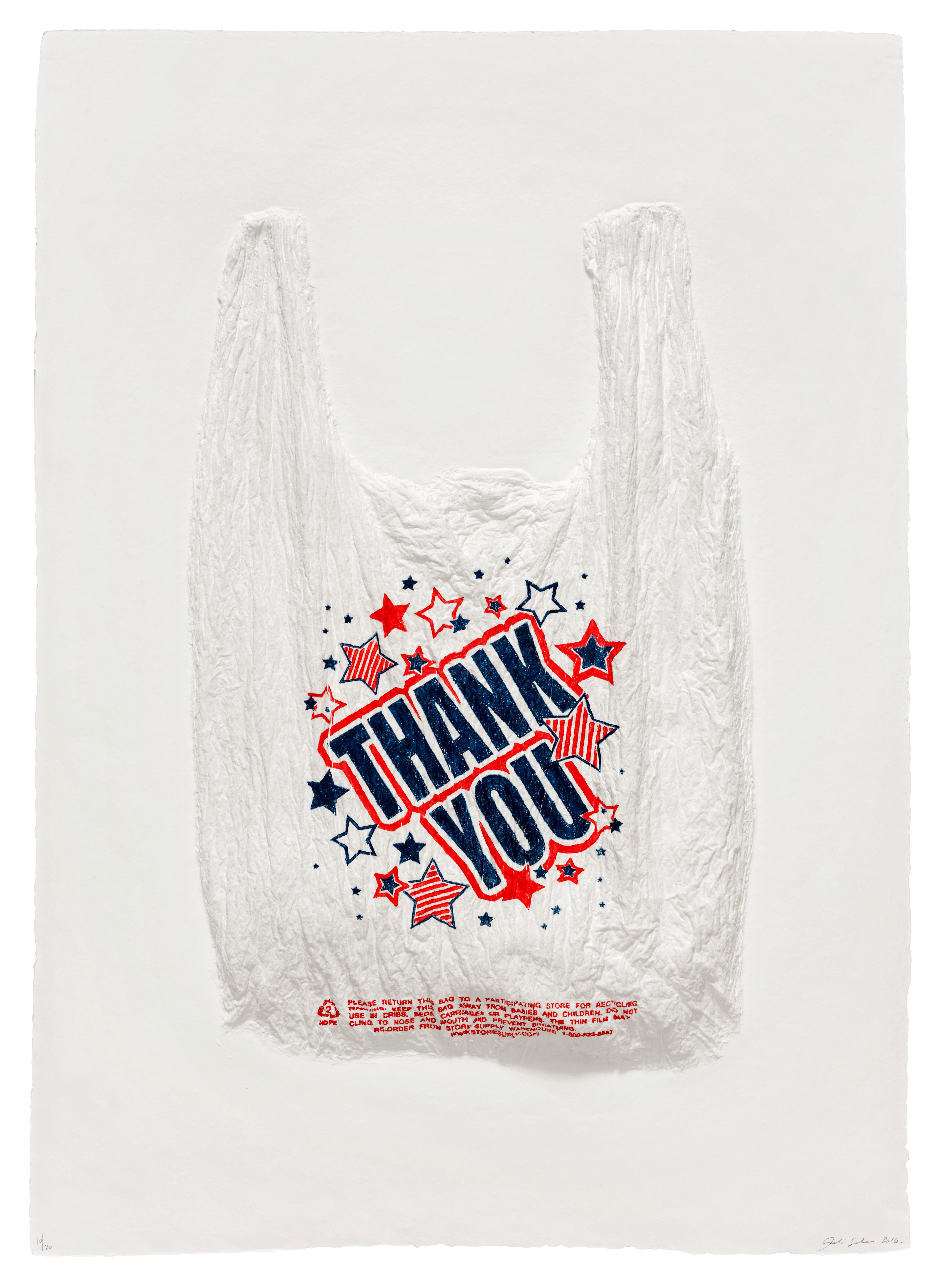 Thank You Plastic Bag by Analia Saban