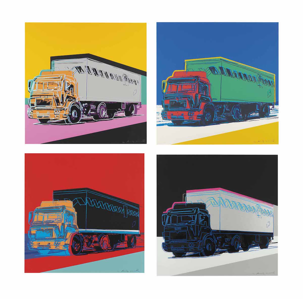 Truck Complete Portfolio by Andy Warhol