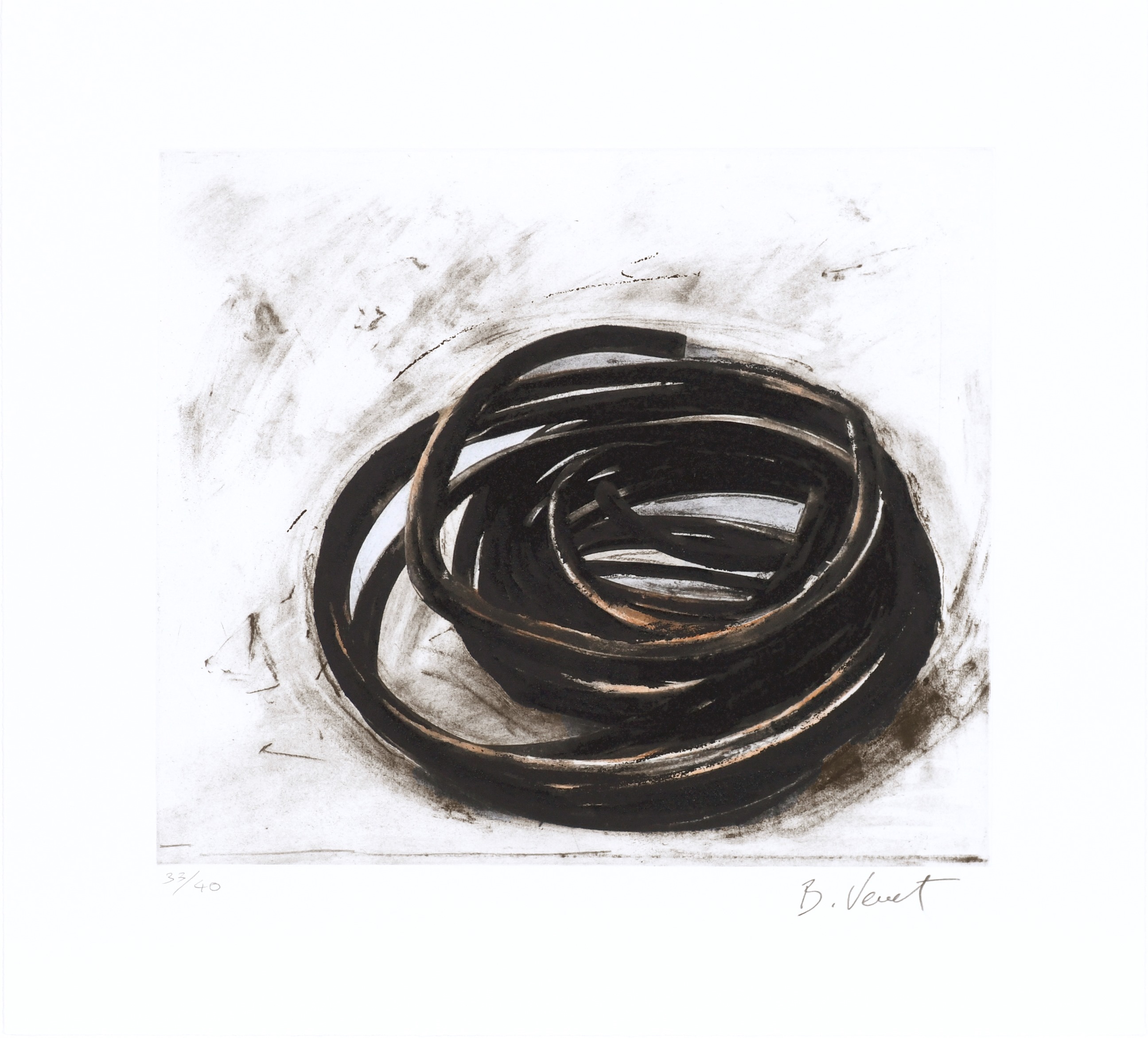 Effondrement – Indeterminate Lines 03 by Bernar Venet