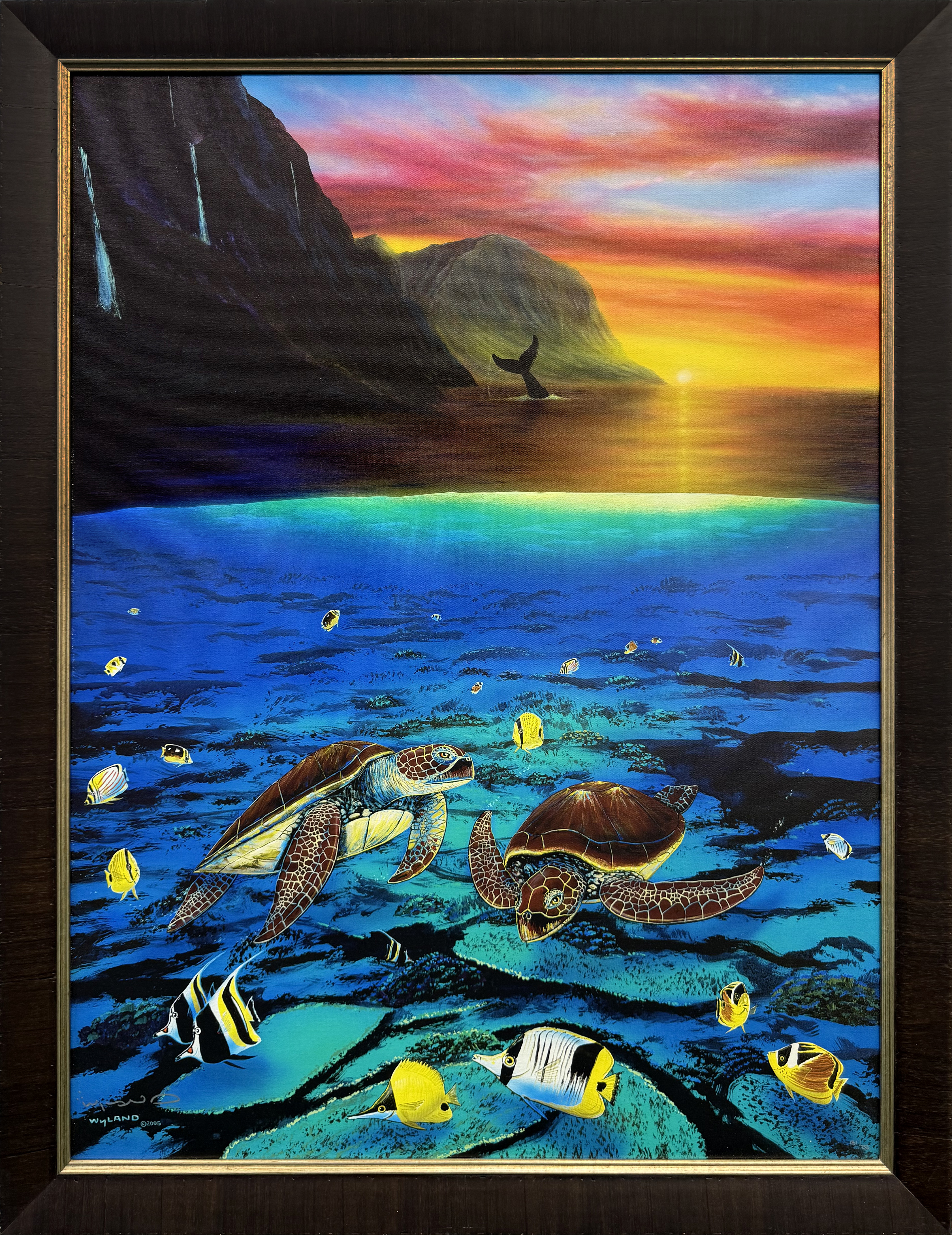 Ancient Mariner (large hand signed giclee on canvas) by Robert Wyland