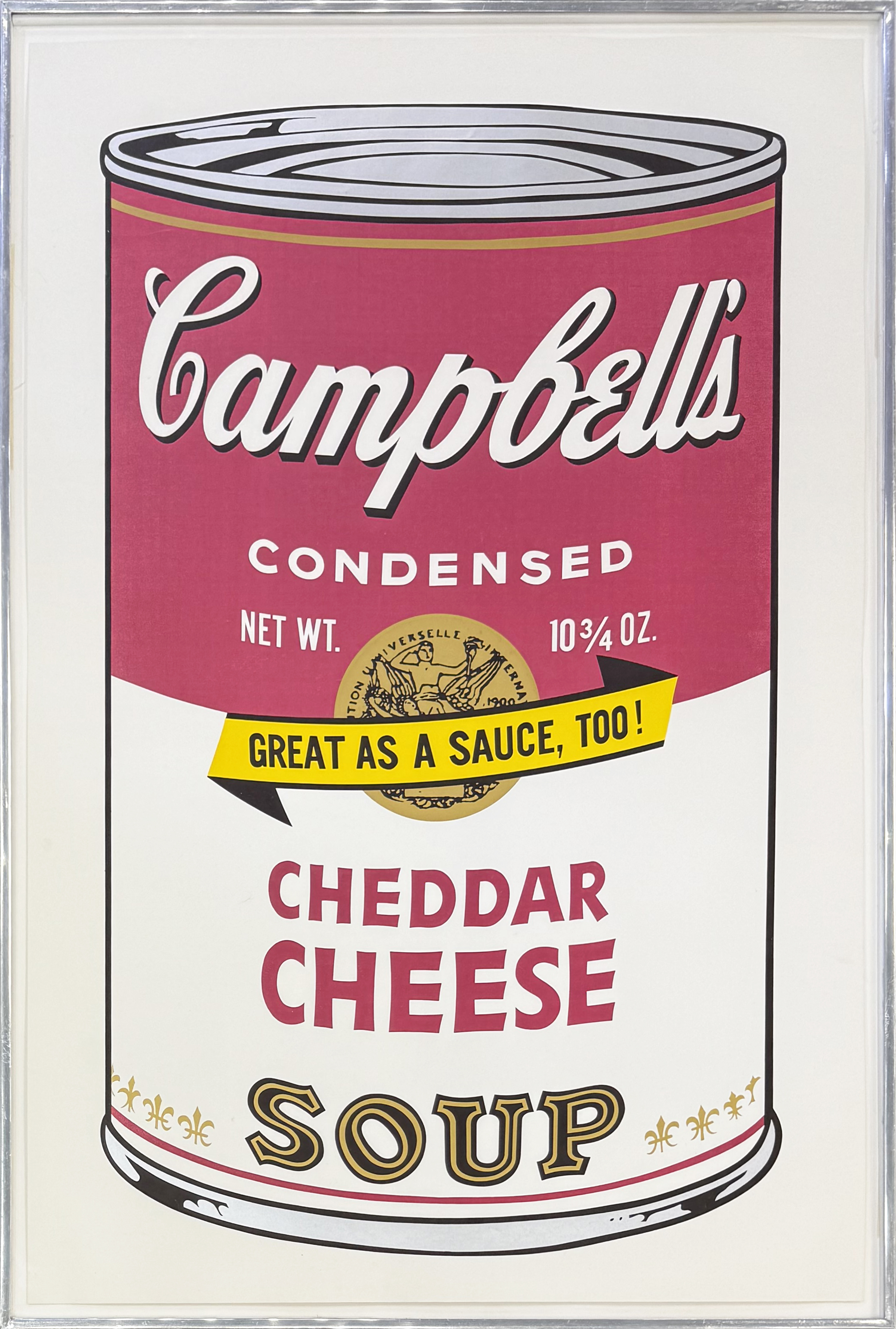 Campbell’s Soup Cans II: Cheddar Cheese FS II.63 (signed screen print) by Andy Warhol
