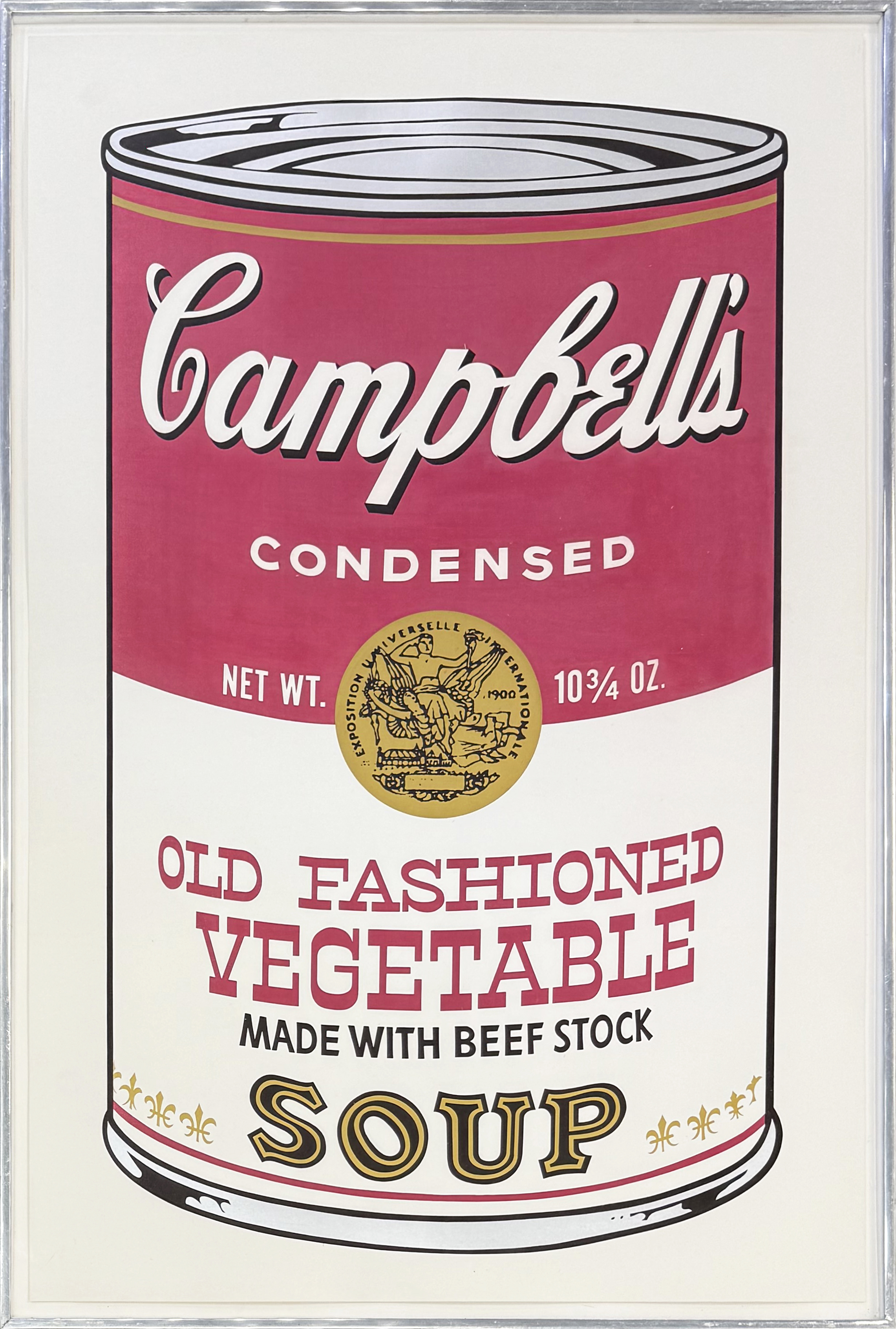 Campbell’s Soup Cans II: Old Fashioned Vegetable FS II.54 (signed screen print) by Andy Warhol