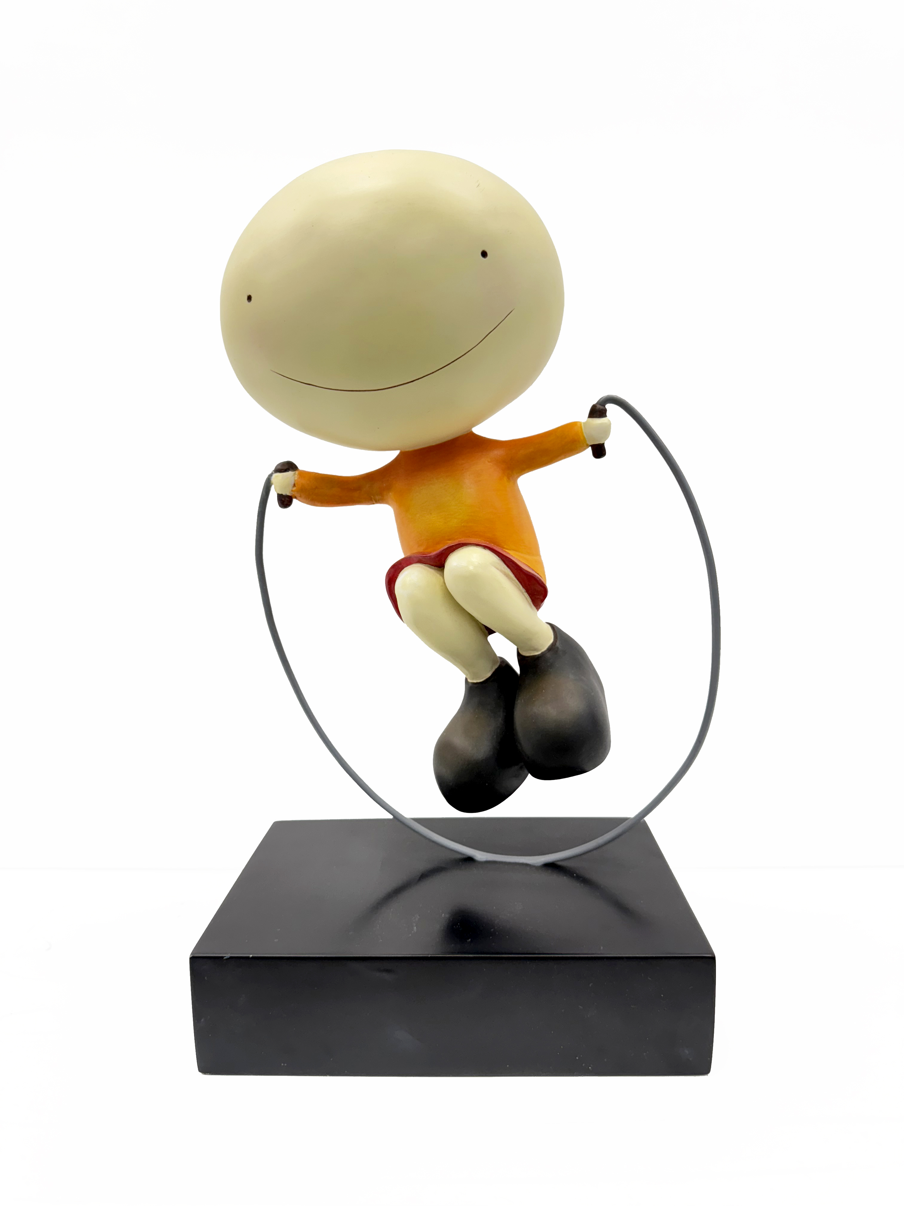Skipping (cast resin sculpture) by MacKenzie Thorpe