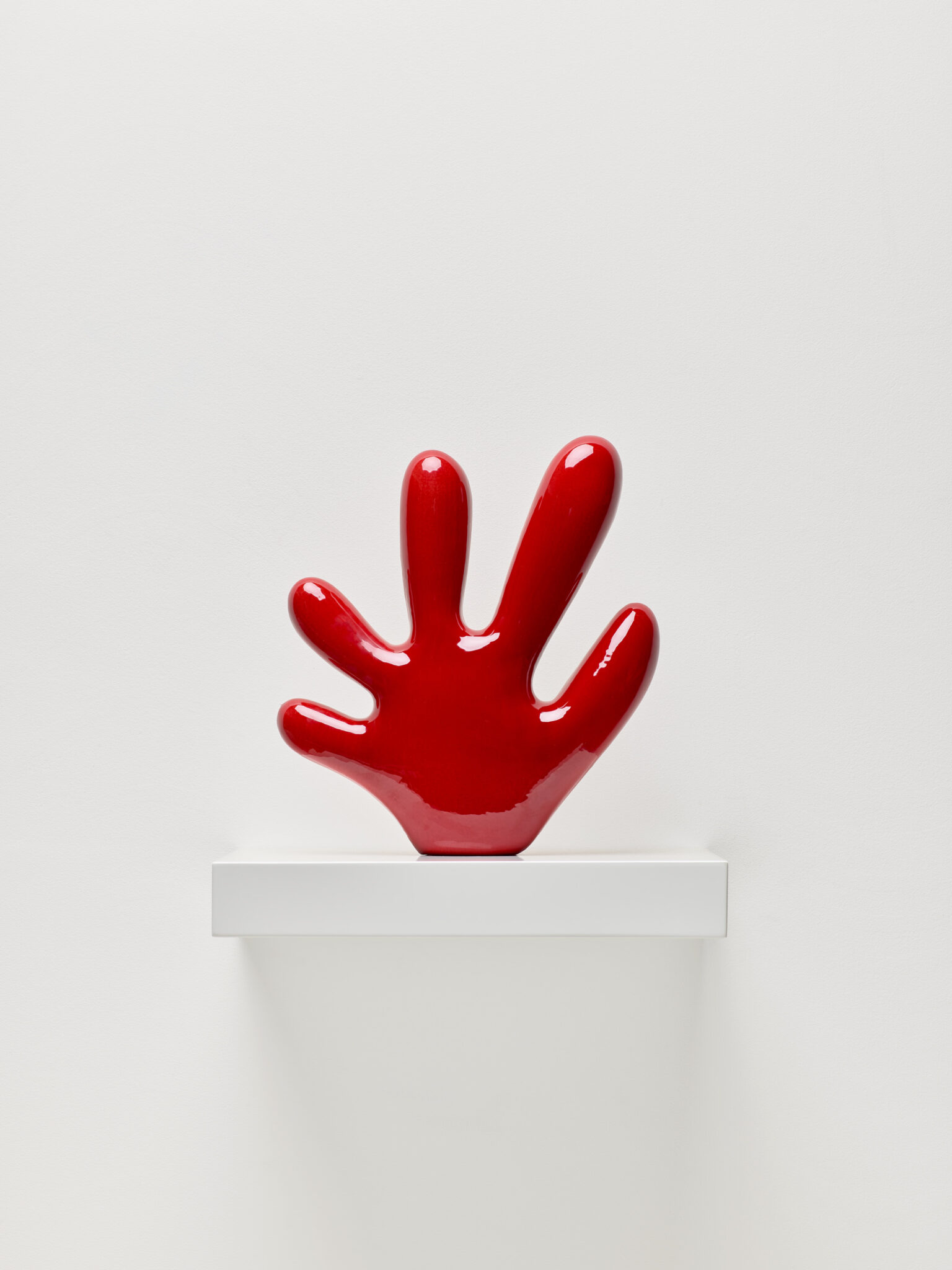 The Ceramic Fire Coral (Dark Red) by Claudia Comte