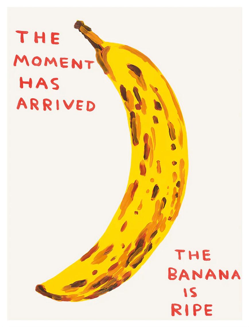 David Shrigley The Moment Has Arrived by David Shrigley