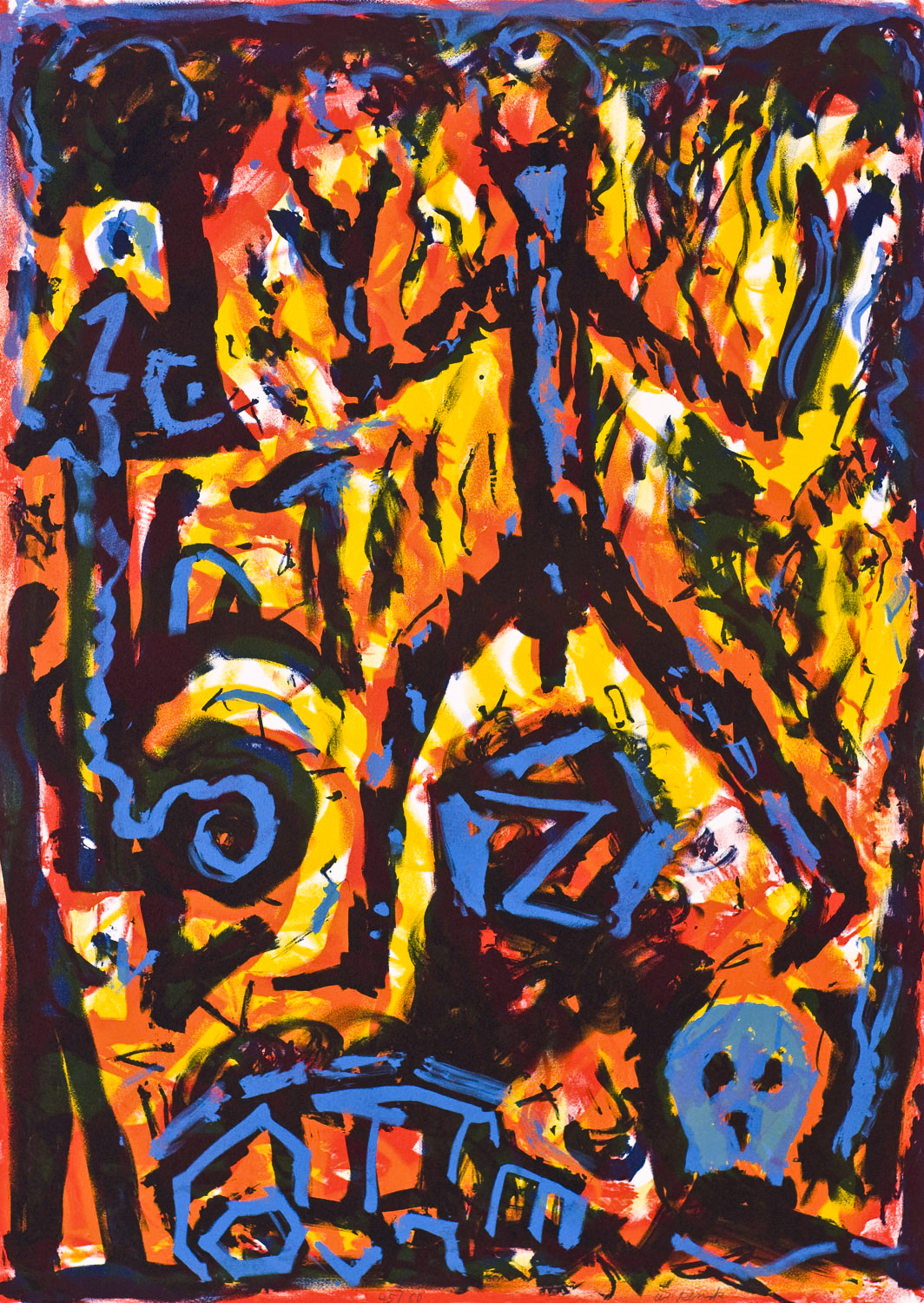 Im ewigen Feuer by A.R. Penck