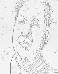 Andy Warhol Untitled (Mao) from The New York Collection for Stockholm by Andy Warhol at Clifton Gallery
