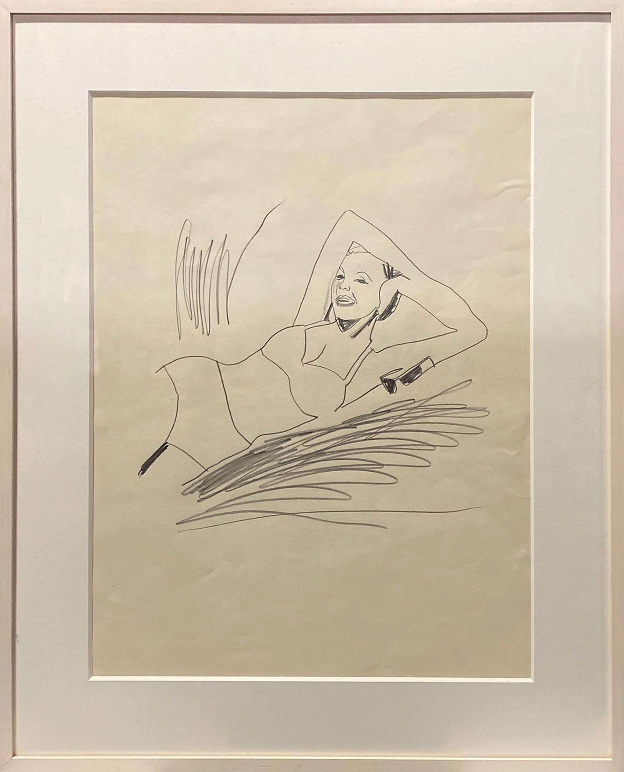 Andy Warhol Untitled (Woman with Sunglasses) by Andy Warhol
