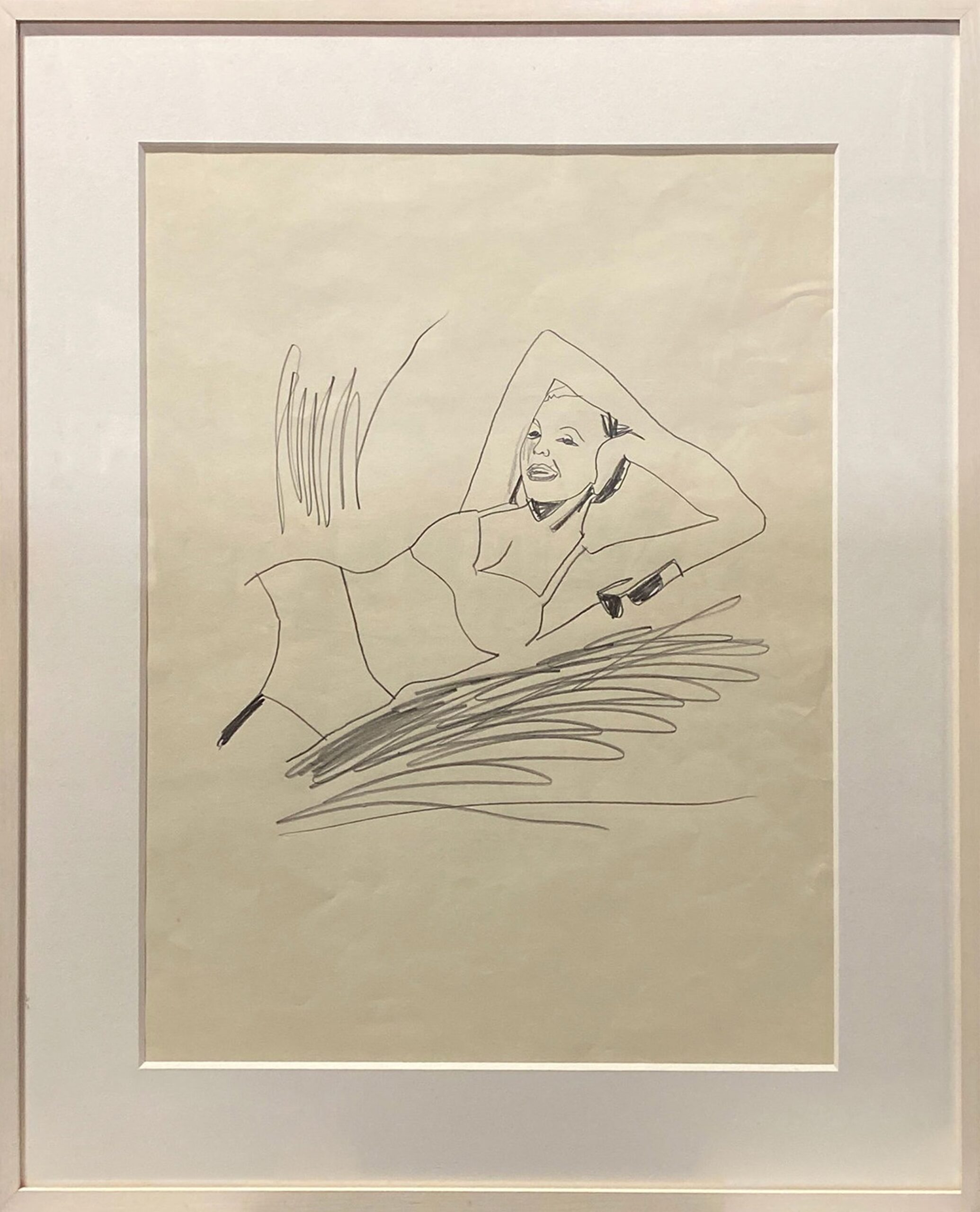 Andy Warhol Untitled (Woman with Sunglasses) by Andy Warhol