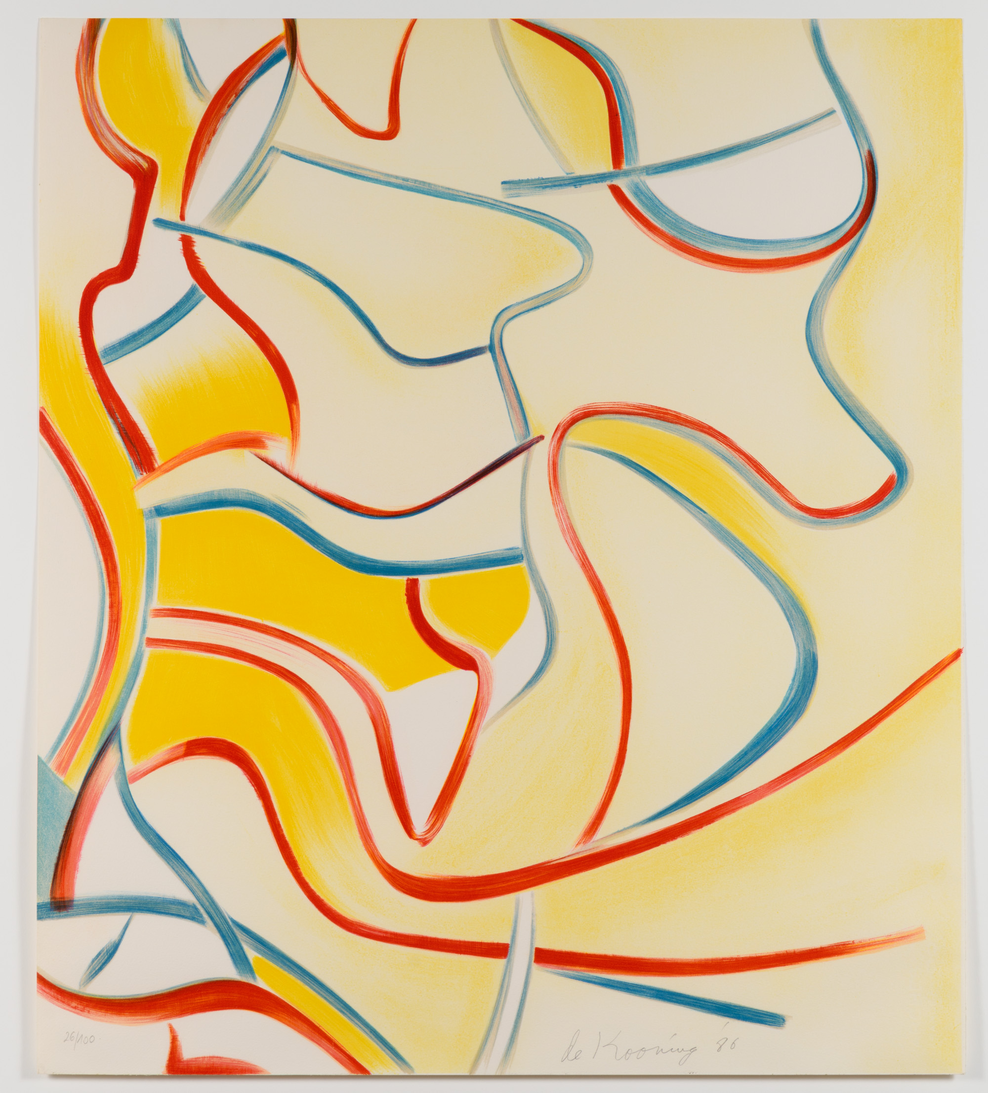 Untitled, from Quatre Lithographies by Willem De Kooning