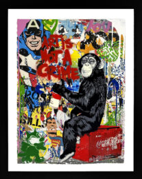 Everyday Life (original painting on paper) by Mr. Brainwash at GallArt.com