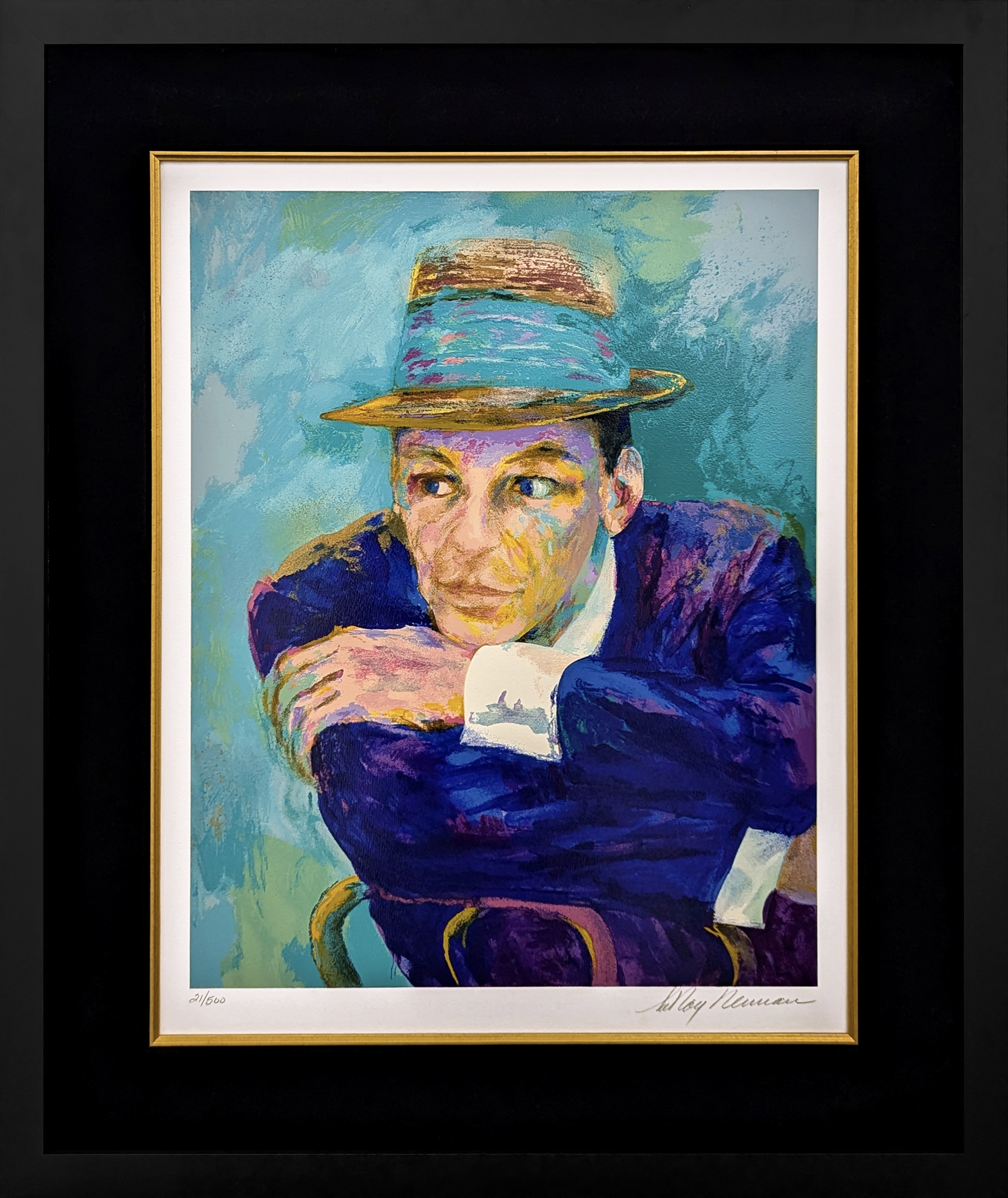 Frank Sinatra – The Voice (large hand signed serigraph) by LeRoy Neiman