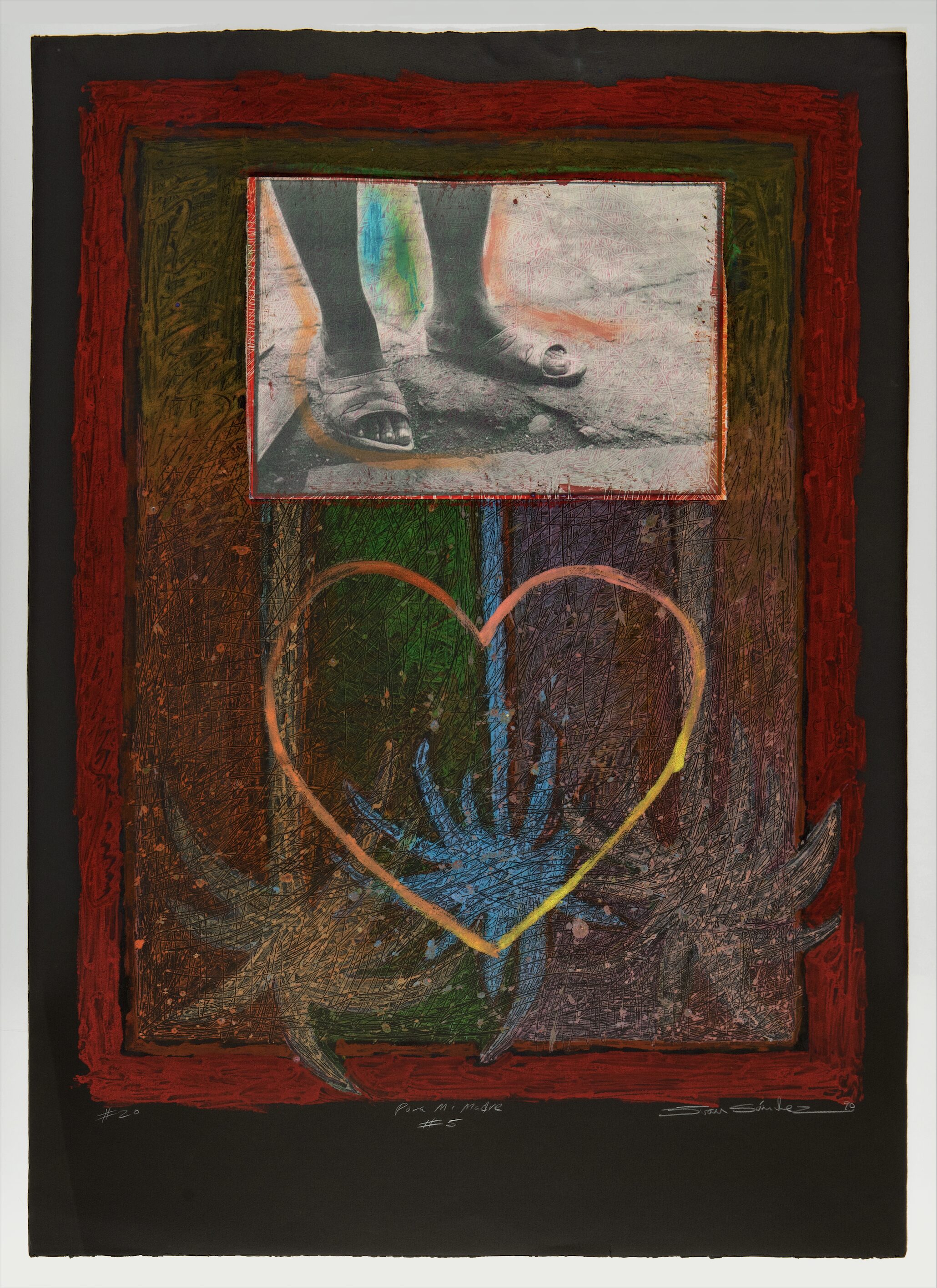 Para Mi Madre #5 by Juan Sánchez