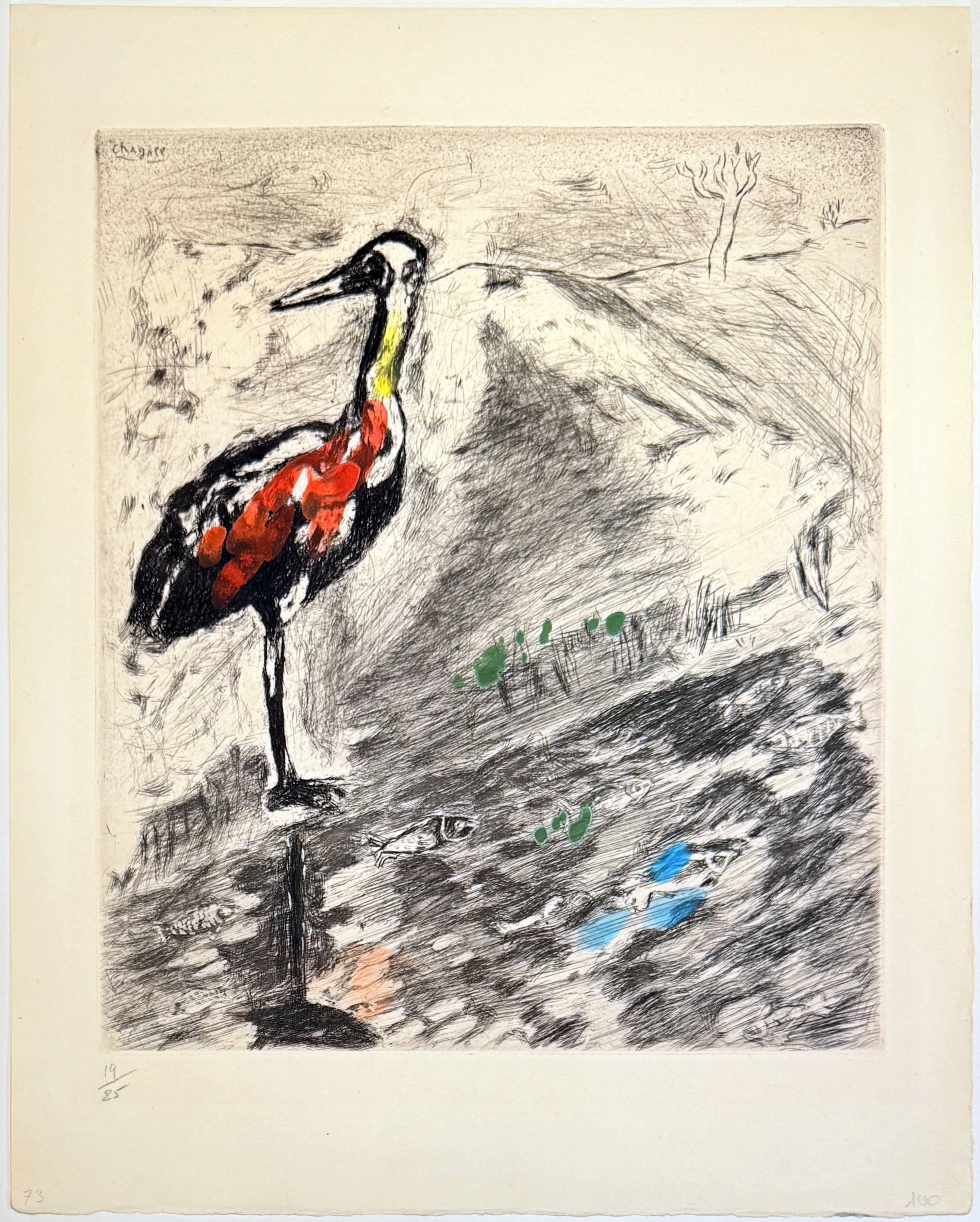 The Heron by Marc Chagall