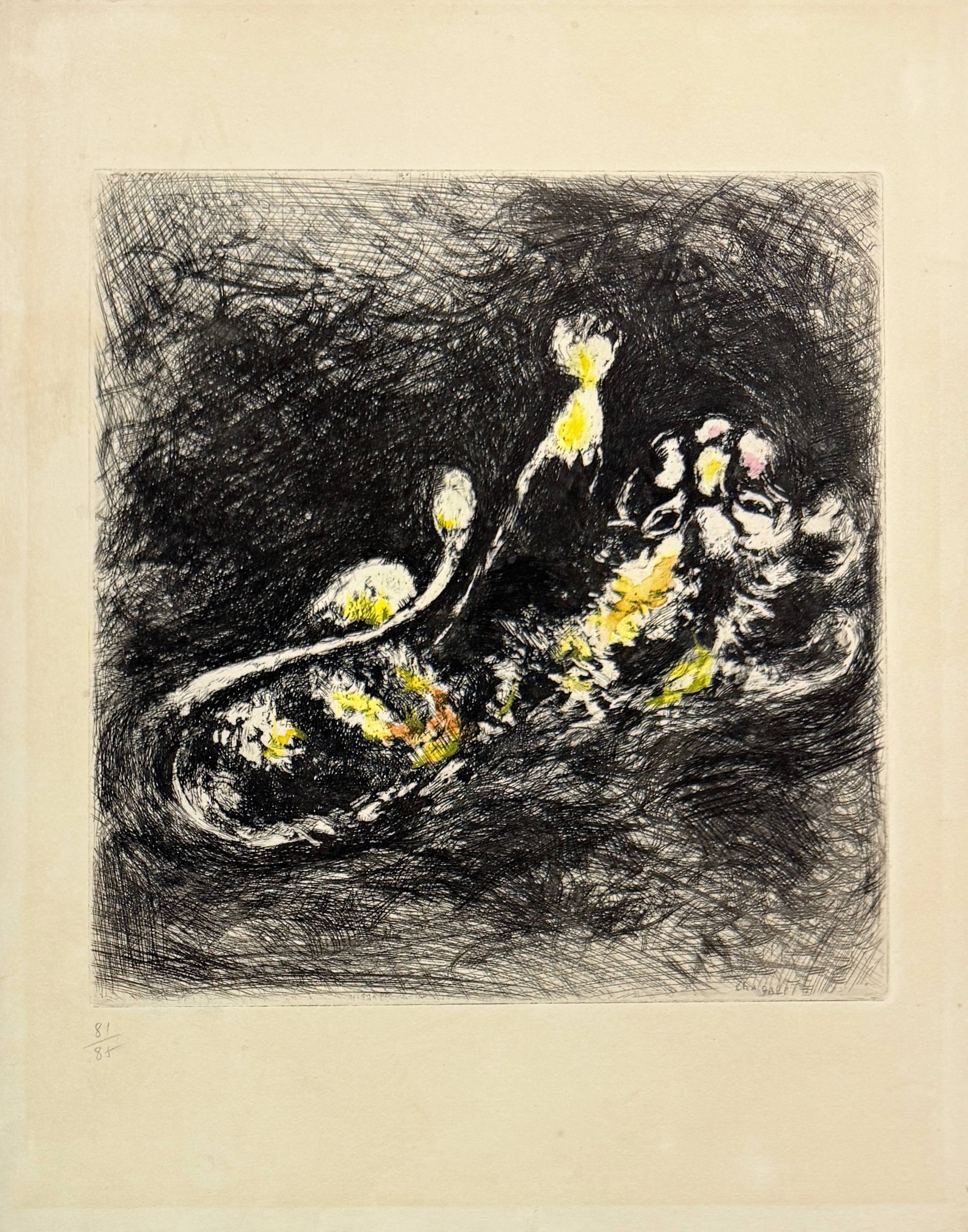 Le lion et le moucheron by Marc Chagall