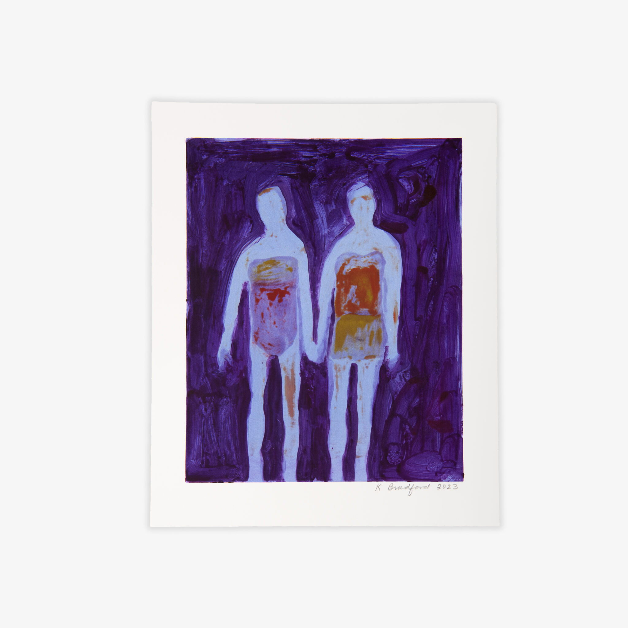 Holding Hands, V by Katherine Bradford
