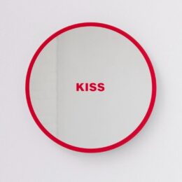 Kiss by Barbara Kruger at Dovehouse Contemporary