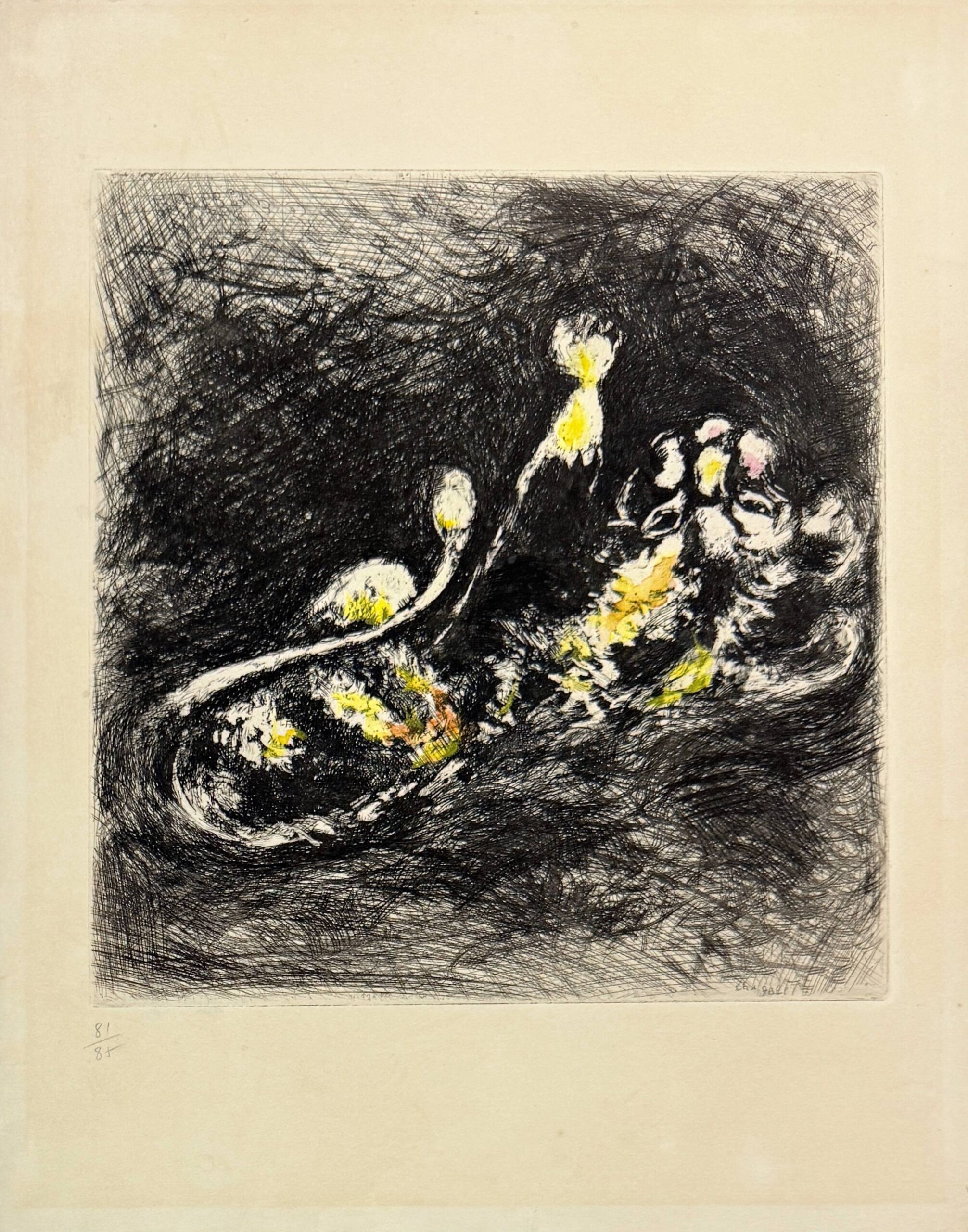 Le lion et le moucheron by Marc Chagall