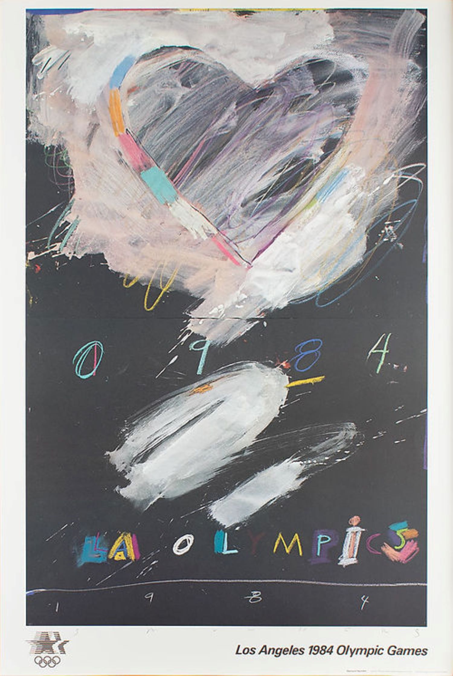 Los Angeles Olympic Games Poster by Raymond Saunders