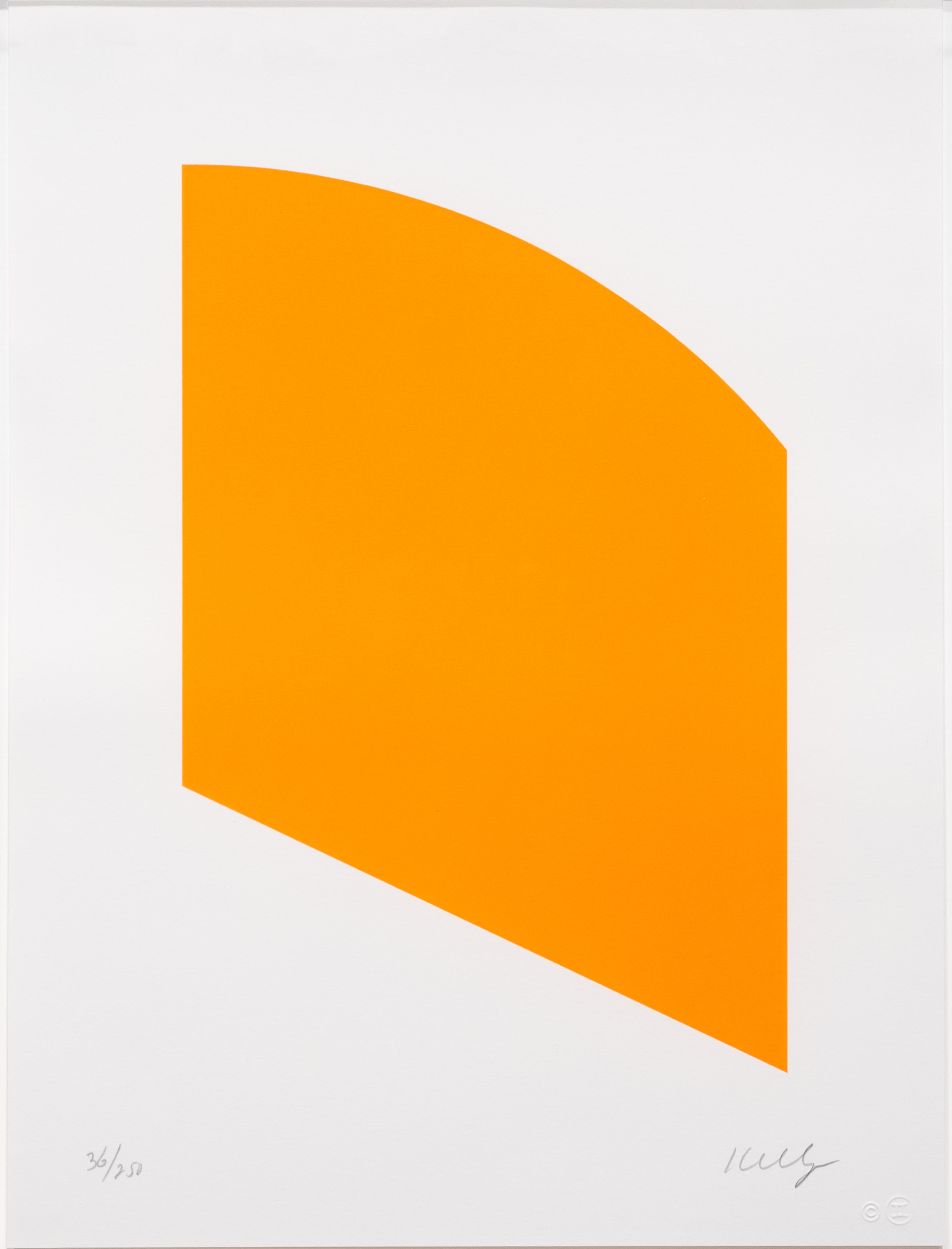 Orange by Ellsworth Kelly at Leslie Sacks Gallery