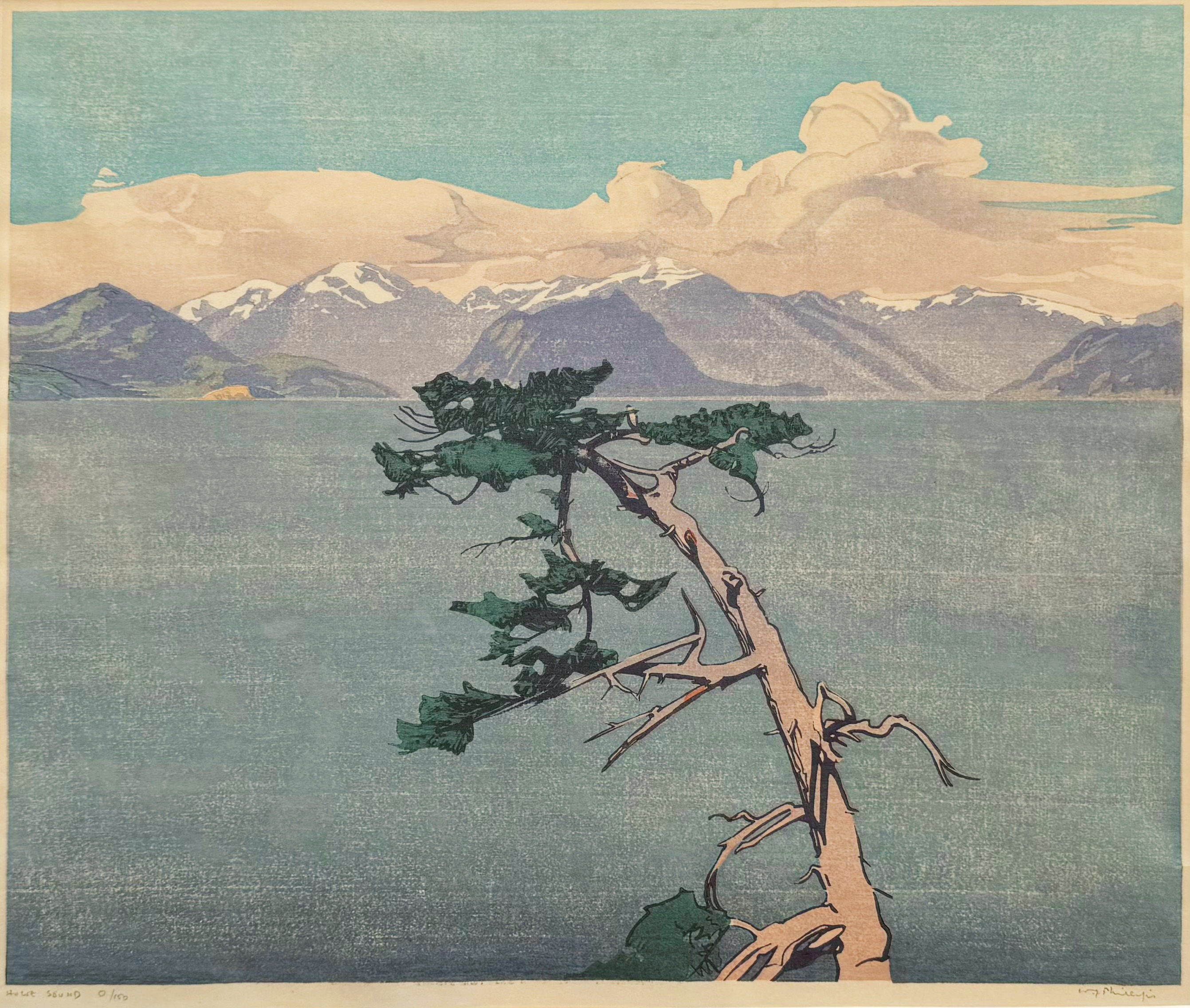 Howe Sound, B.C. by Walter Phillips