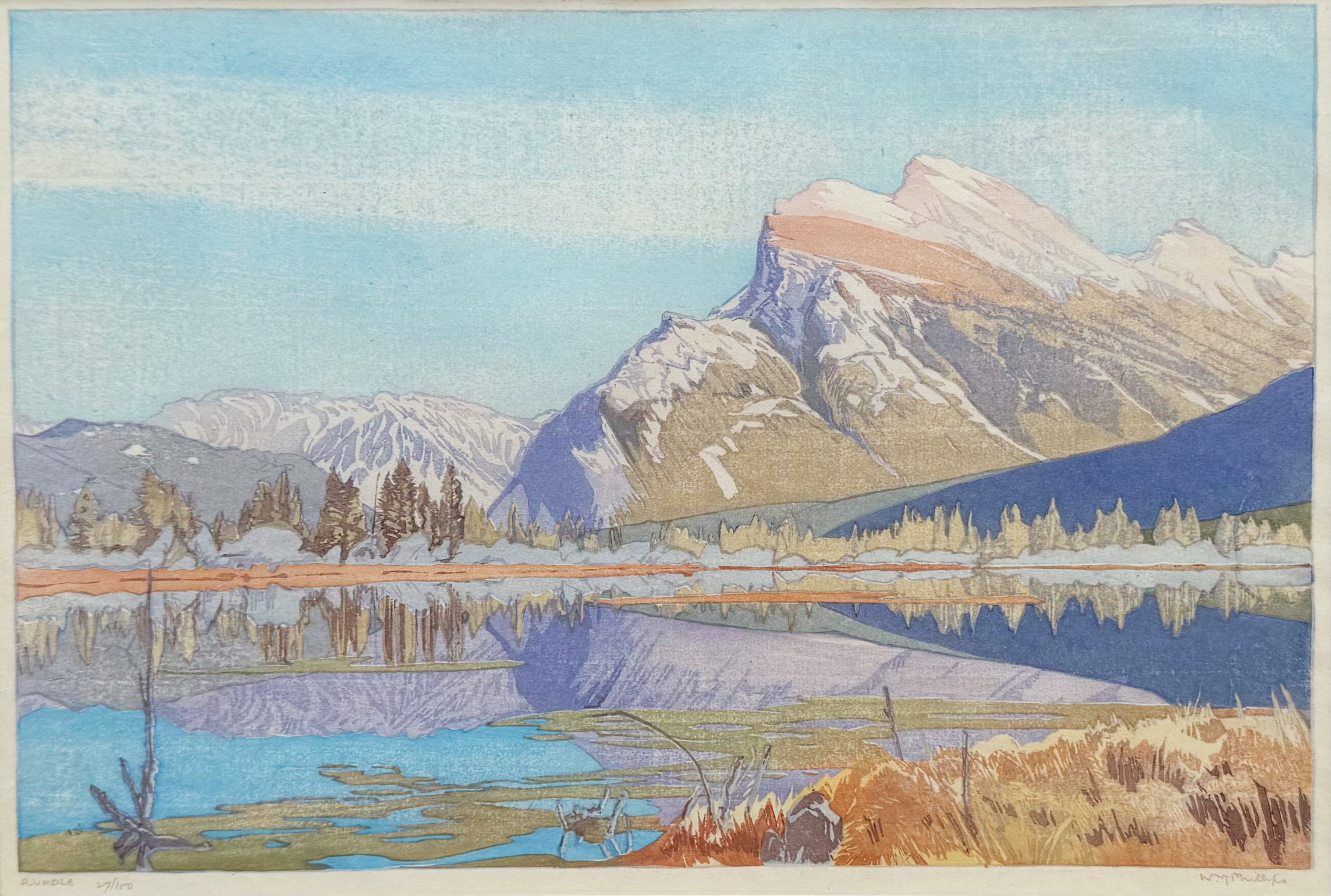Mount Rundle by Walter Phillips