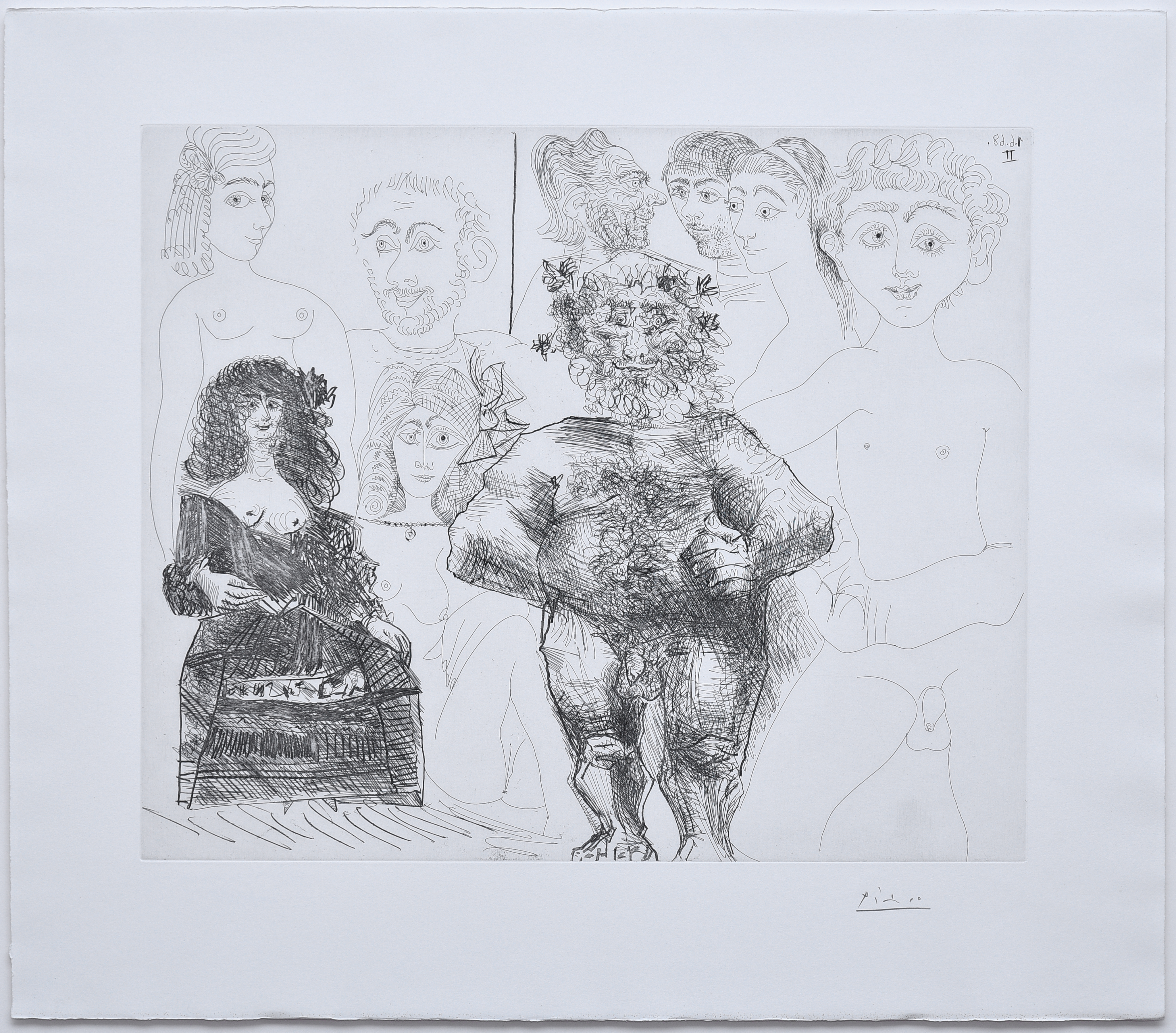 Sexe à l’ancienne et à la moderne by Pablo Picasso