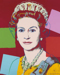 Queen Elizabeth Ii 334 By Andy Warhol by Andy Warhol at Revolver Gallery