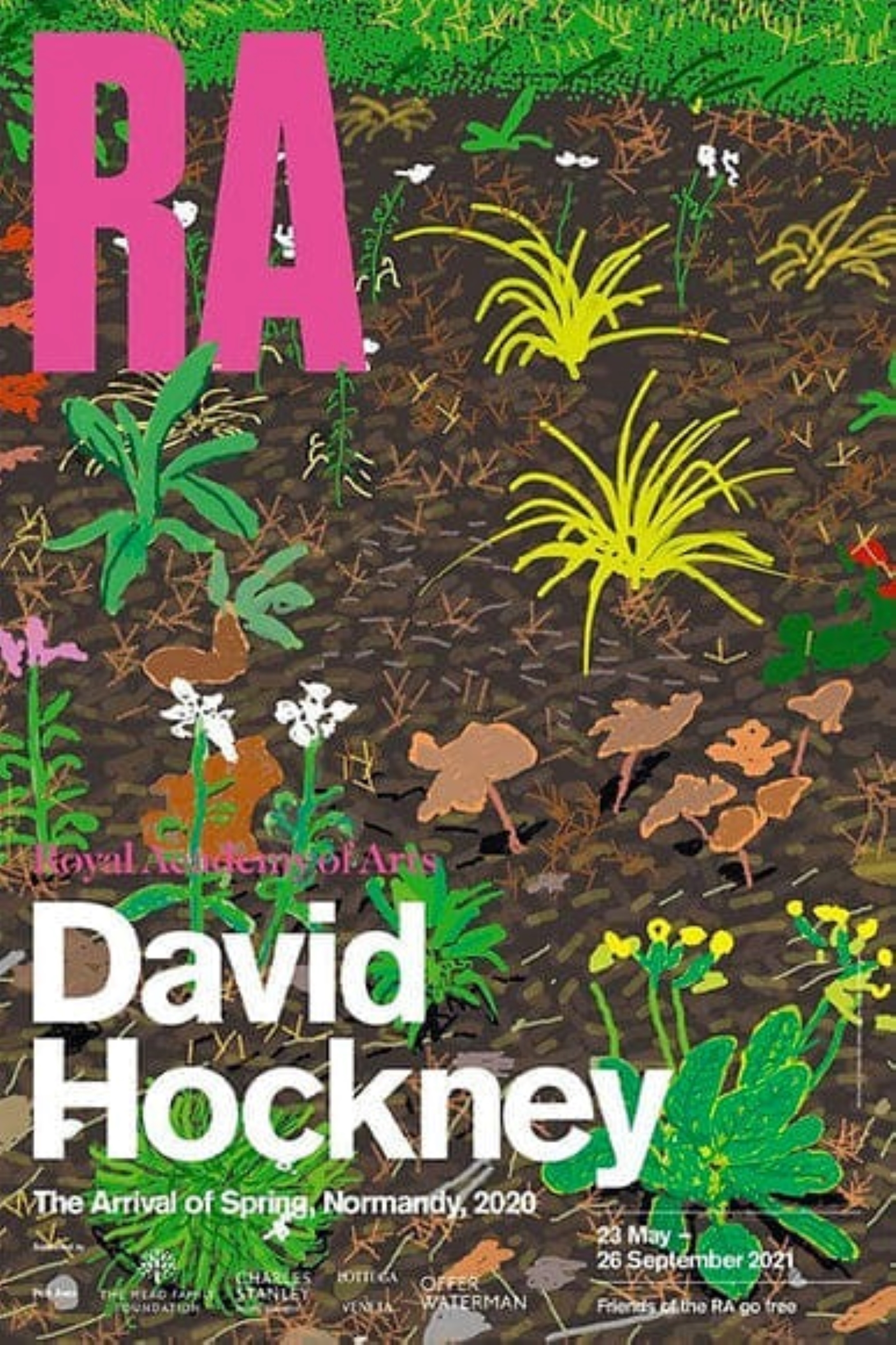 Royal Academy Exhibition Poster by David Hockney