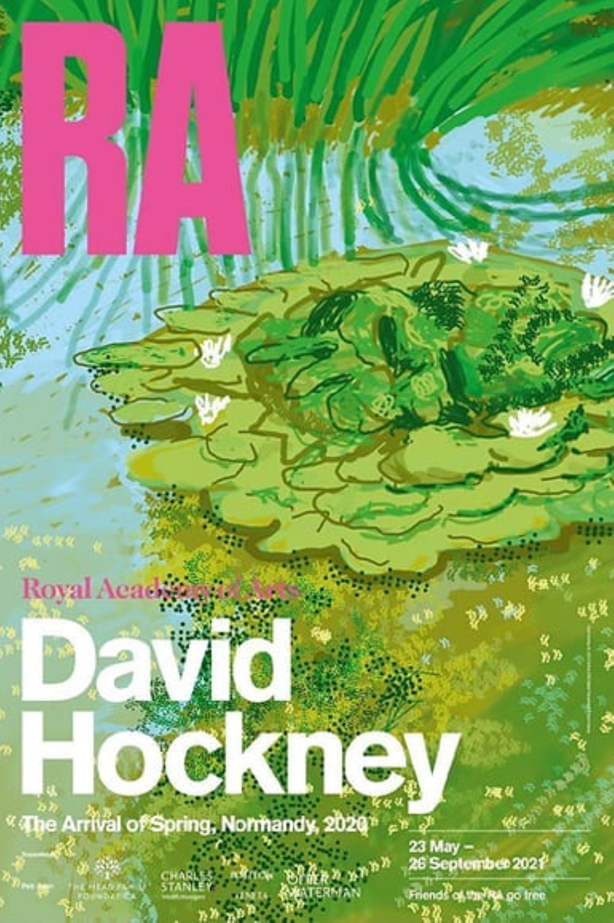 Royal Academy Exhibition Poster by David Hockney