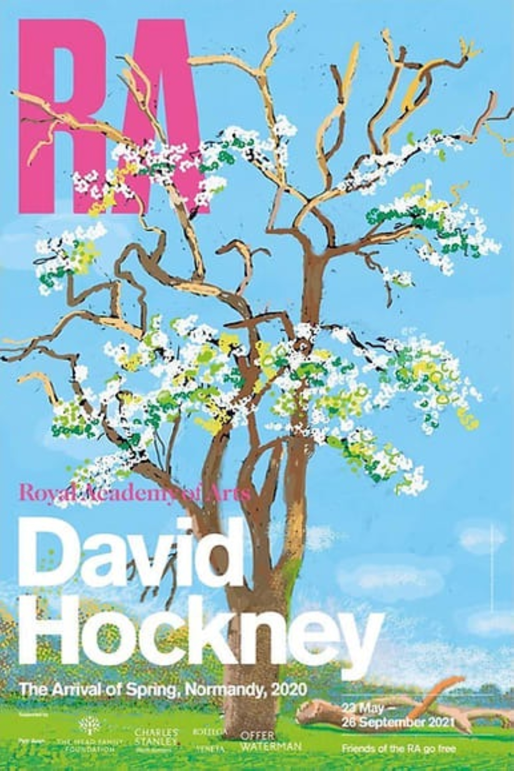 Royal Academy Exhibition Poster by David Hockney