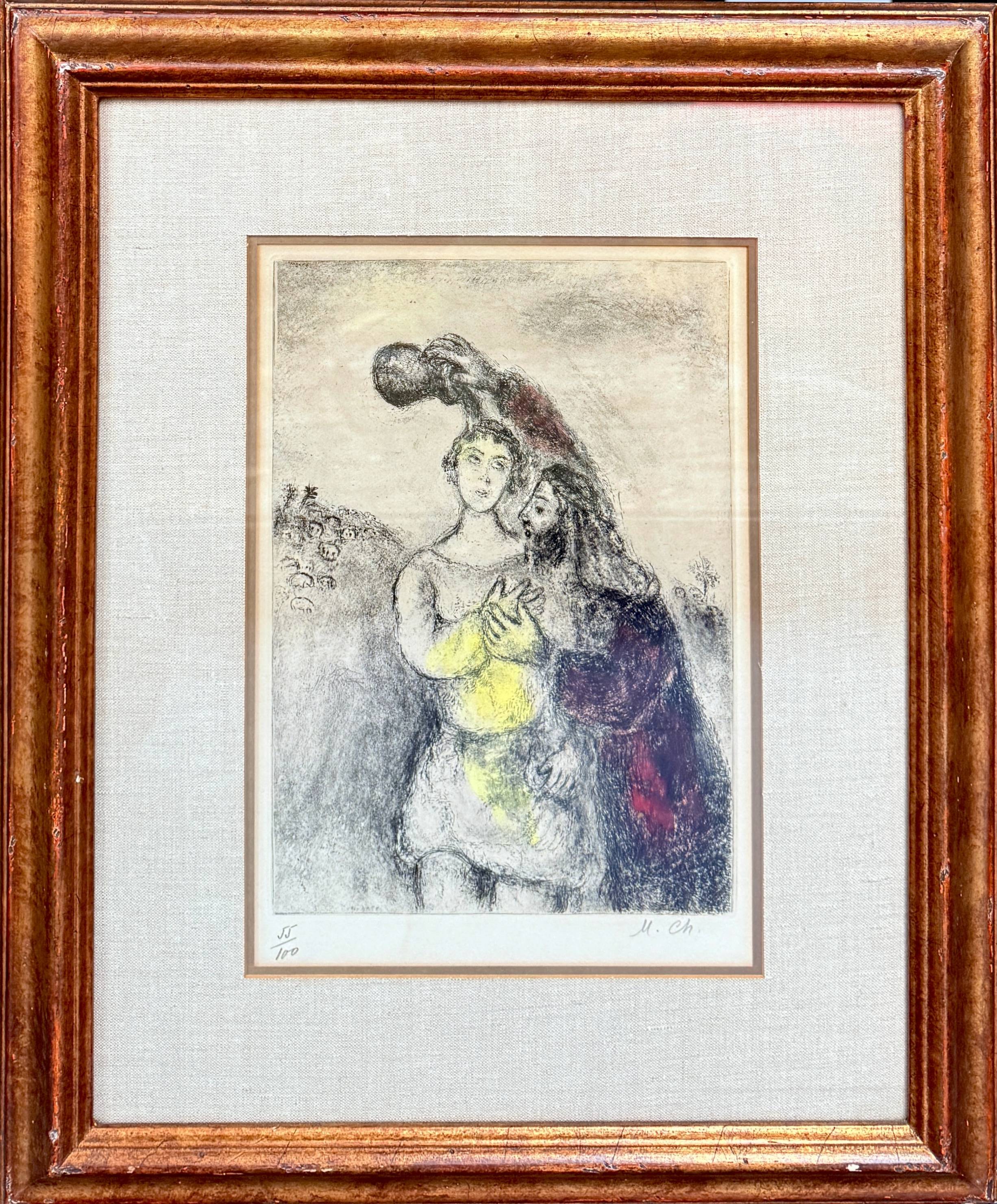 The Anointing of Saul by Marc Chagall