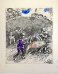 The Miller, His Son, and the Donkey by Marc Chagall at Epicentrum Art Gallery