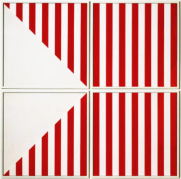 The Missing Square by Daniel Buren at Gemini G.E.L. at Joni Moisant Weyl