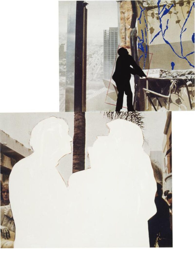 One and Three Persons (with Two Contexts – One Chaotic) by John Baldessari