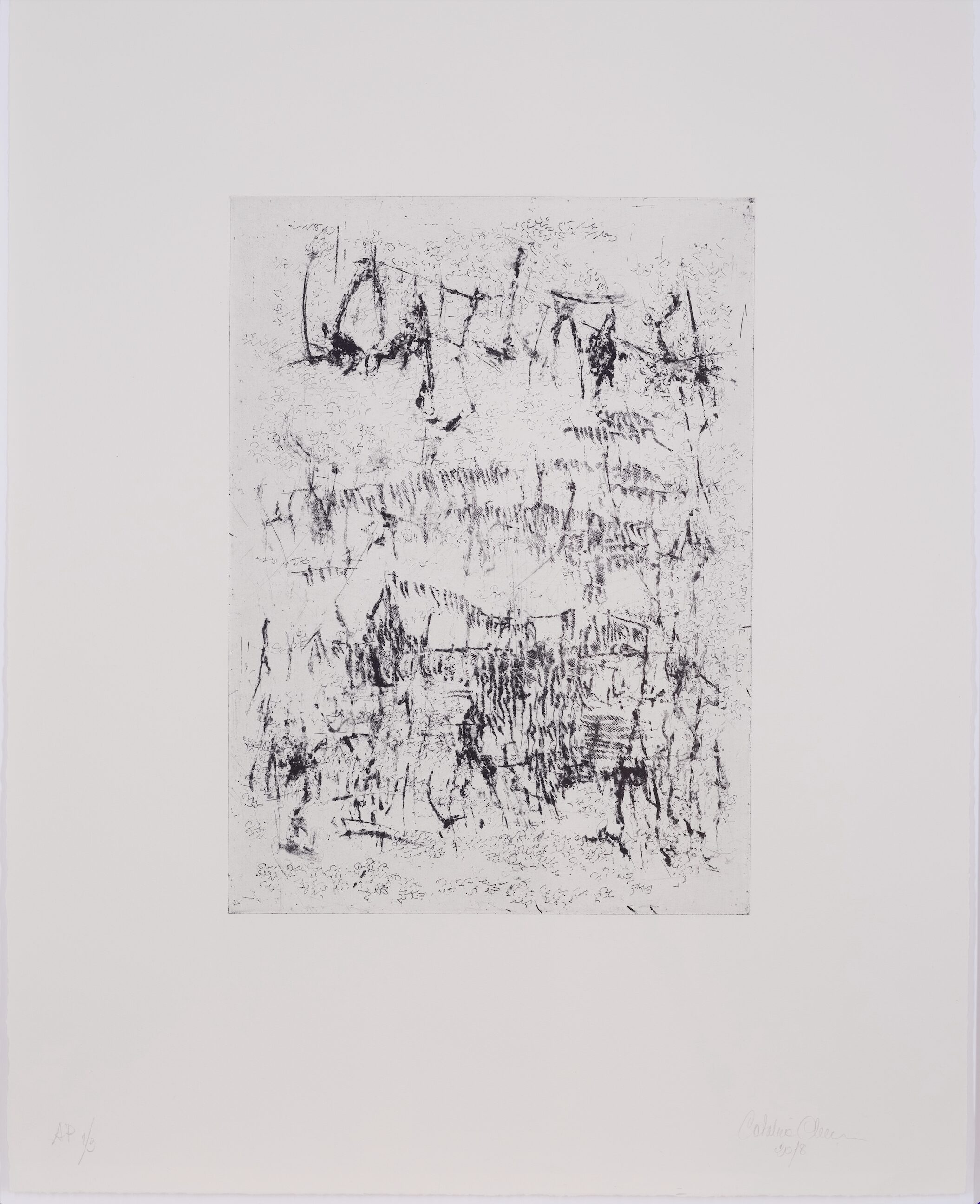 Untitled 2 (Marks and drawings series) by Catalina Chervin