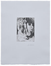 Vieux faune avec une poupée vivante by Pablo Picasso at Galerie Raphael
