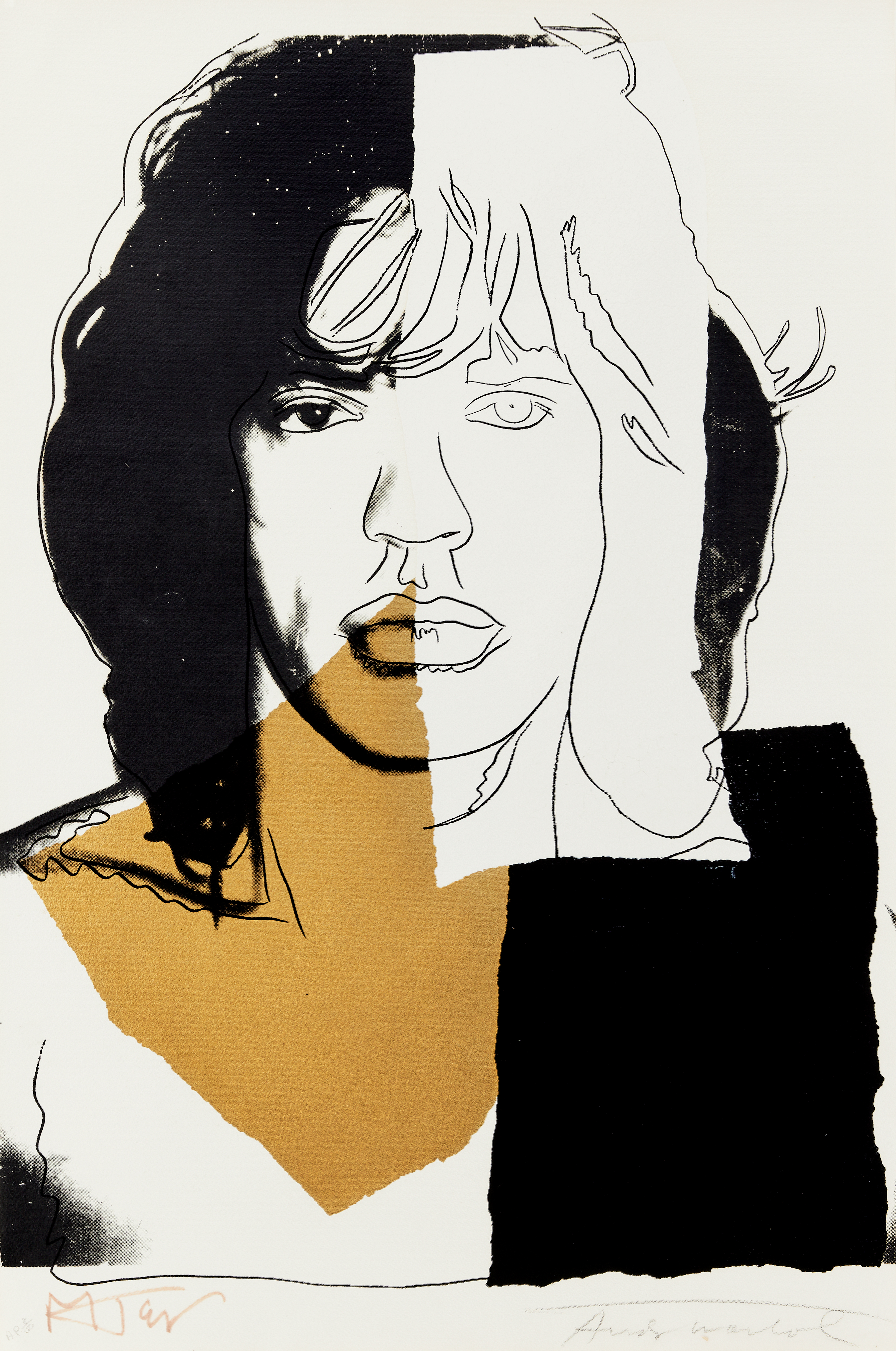 Mick Jagger #146 by Andy Warhol