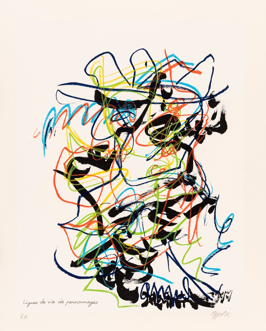 Duo – Lignes de vie de personnages by Christian Dotremont