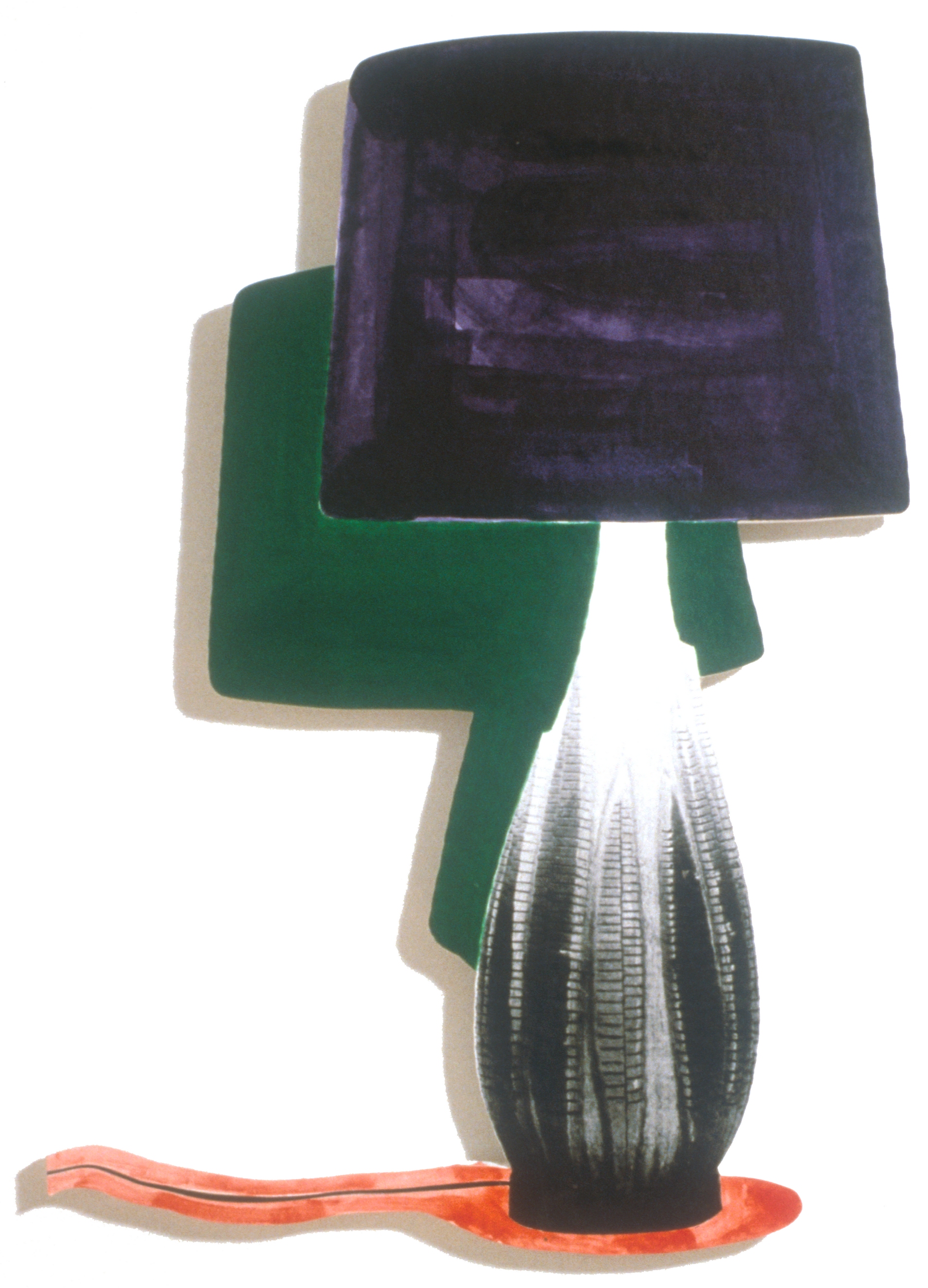 Table Lamp and its Shadow B8 by John Baldessari