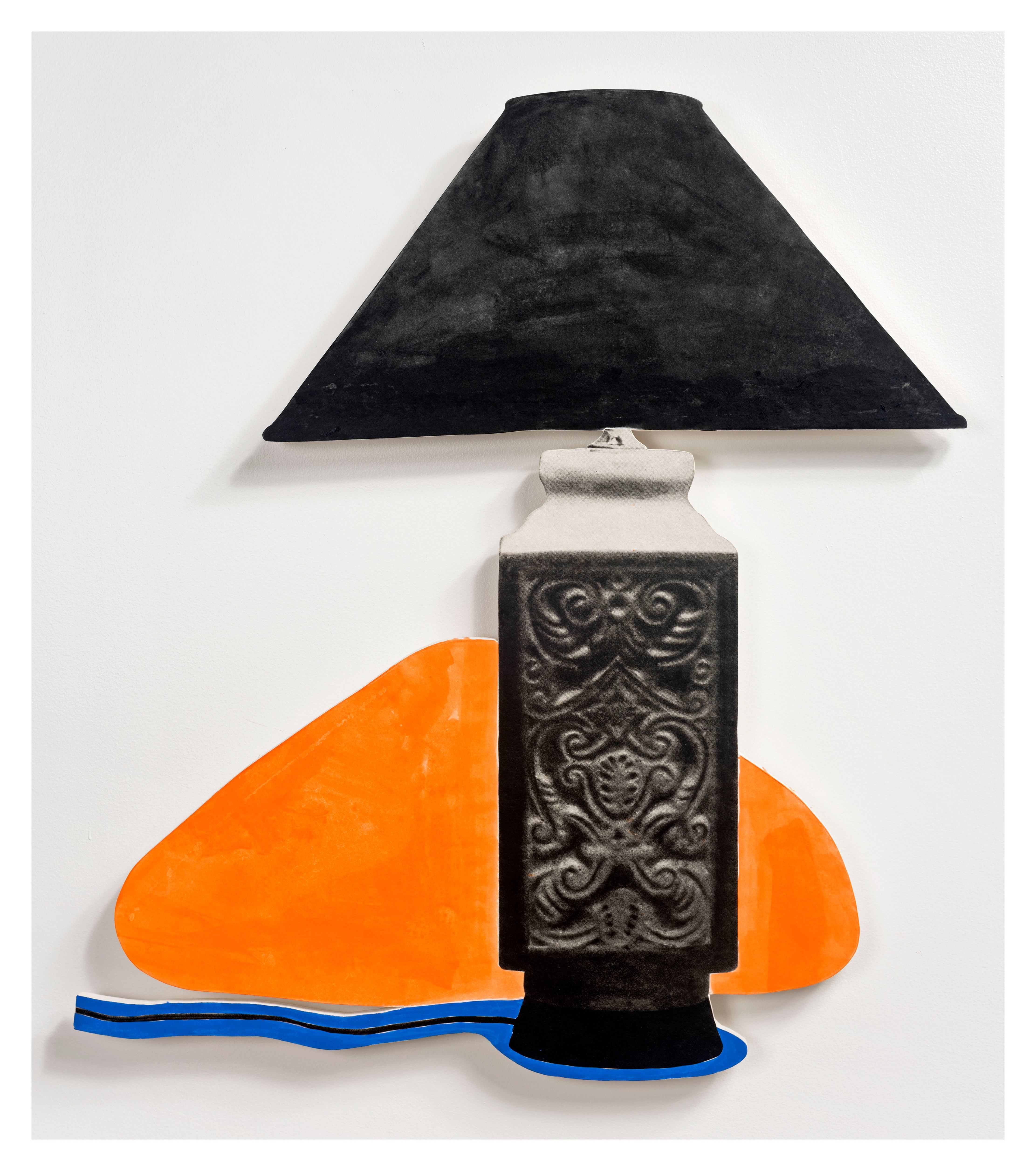 Table Lamp and its Shadow D6 by John Baldessari