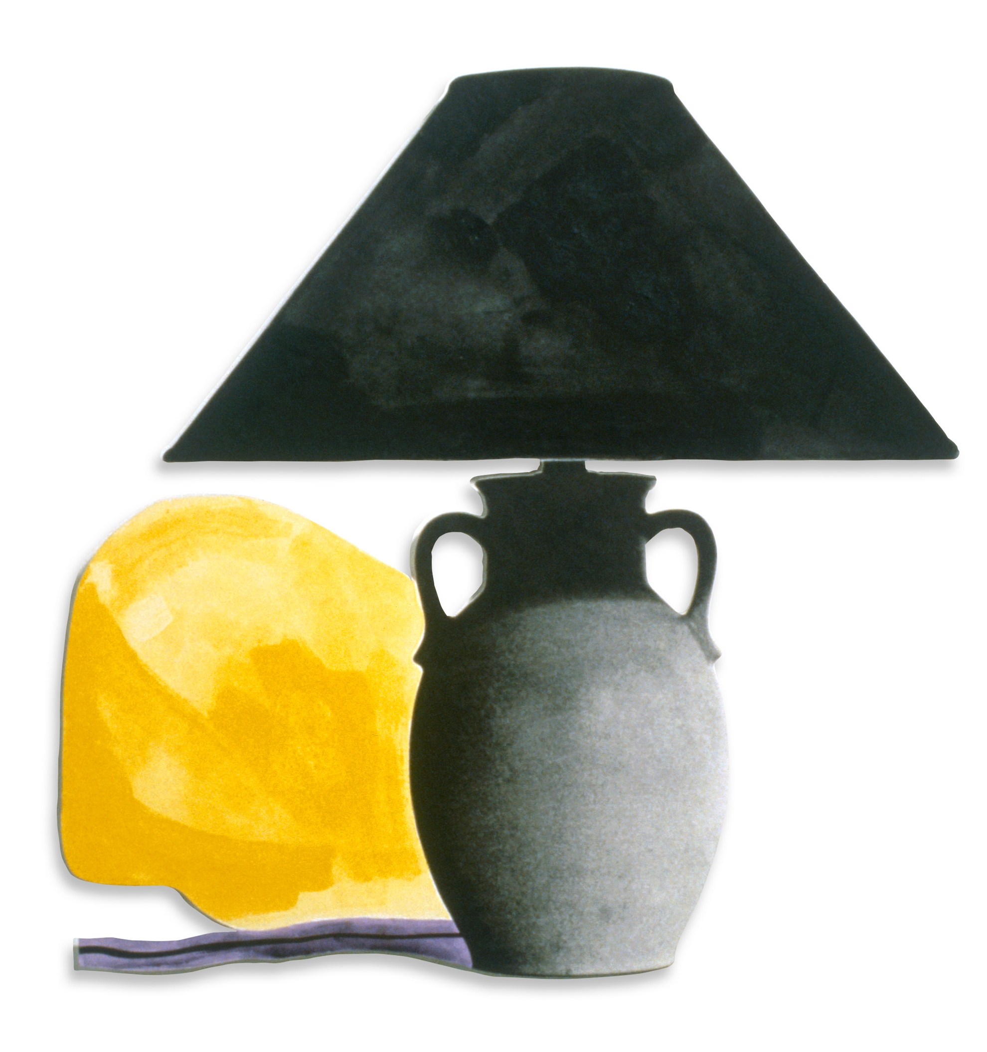 Table Lamp and its Shadow F6 by John Baldessari