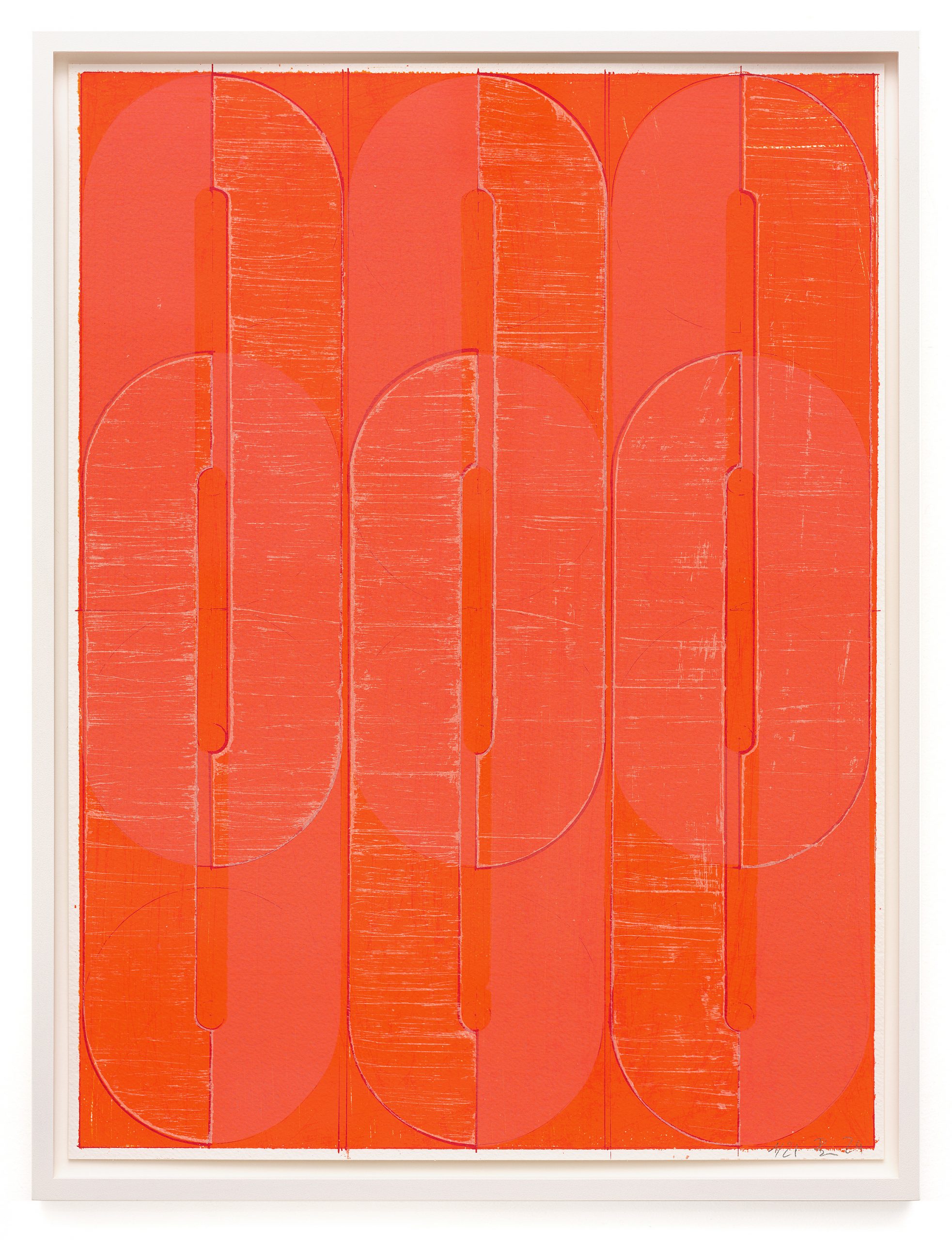 Körper aus Farbe (orange) by Clara Broermann