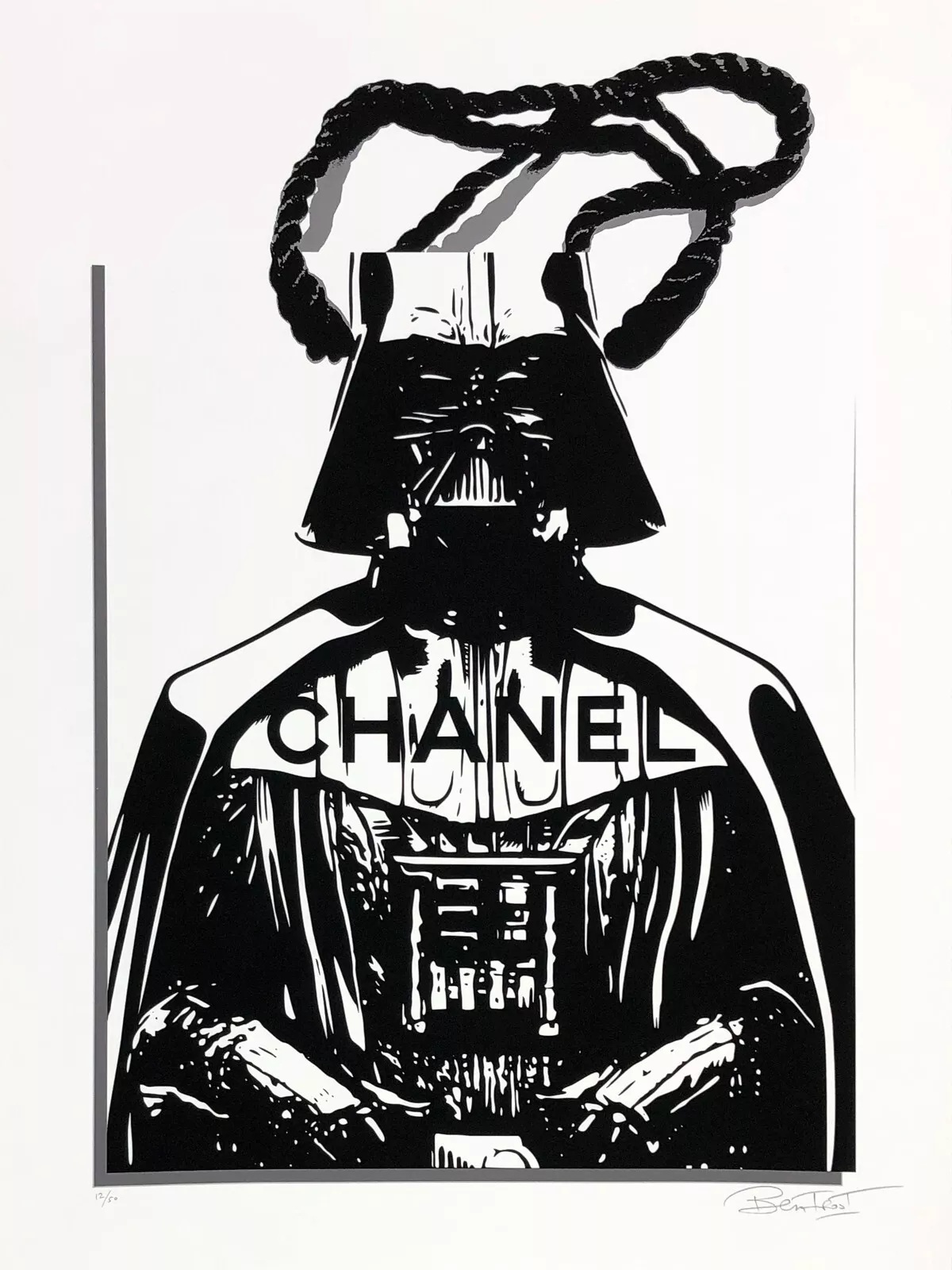The Dark Side (hand signed screen print) by Ben Frost