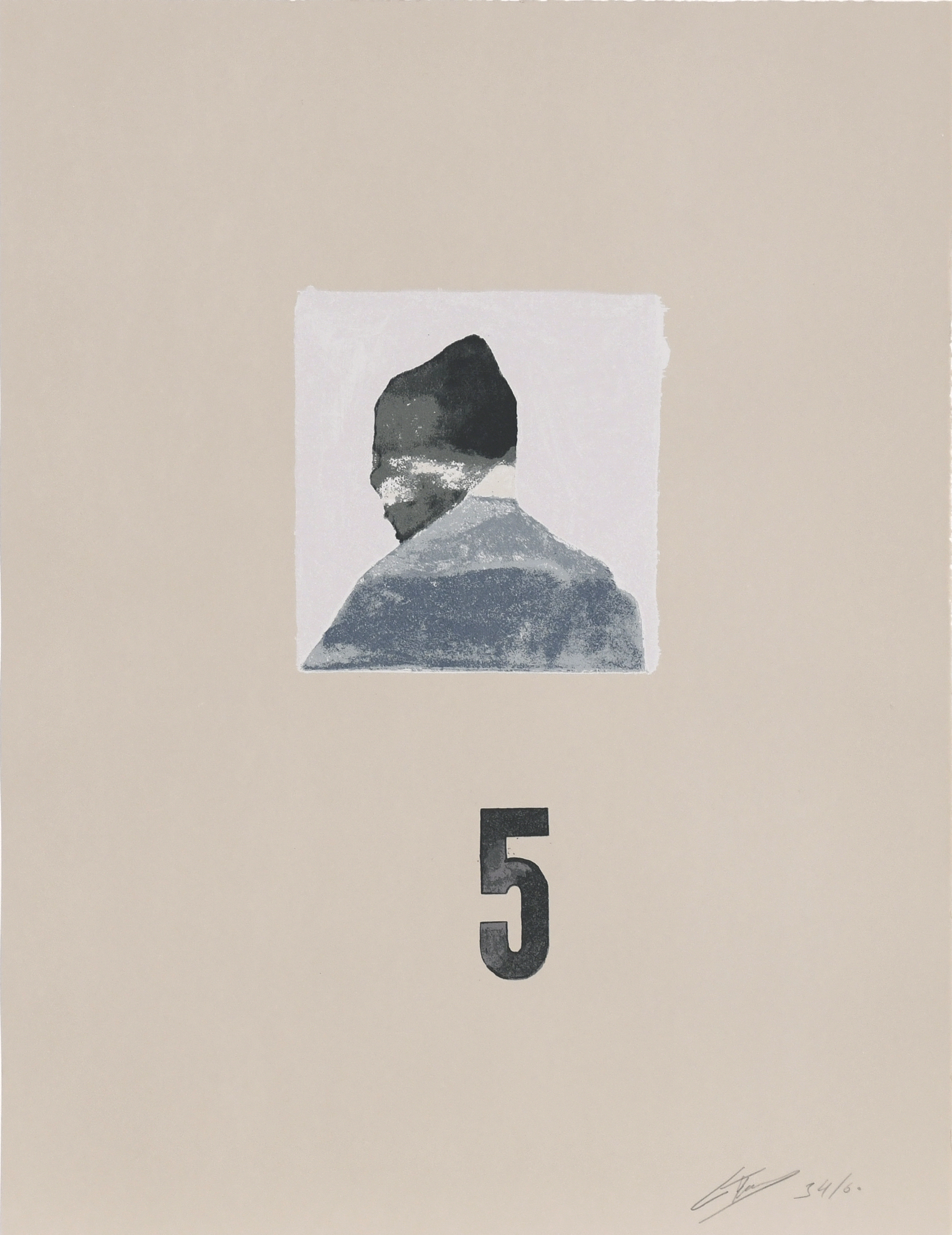 Zelfportret 1982 by Luc Tuymans